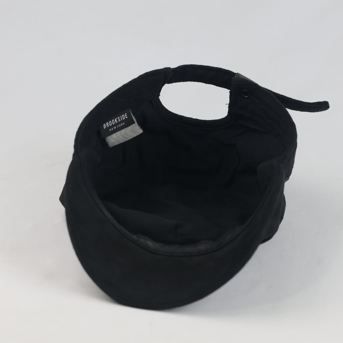Thrifted  Brookside New York Black Cadet Cap (57-58 cm)  |10742