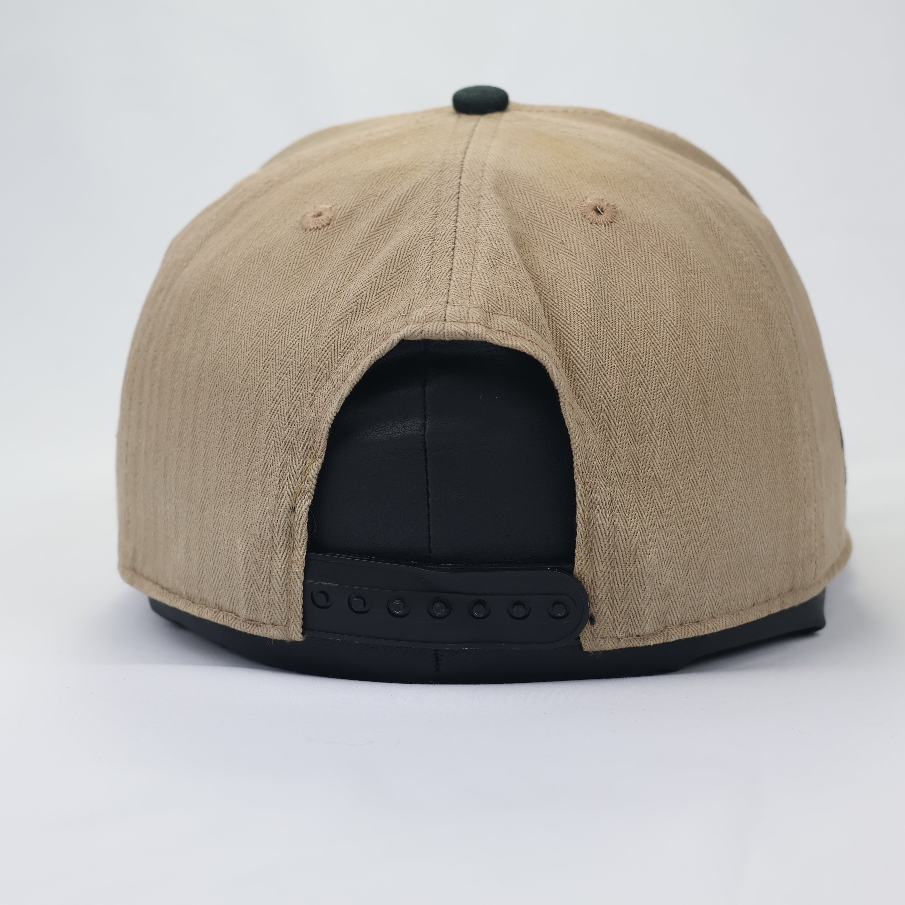 Love Peace Music Snapback - Tan & Black Two-Tone Streetwear Hat