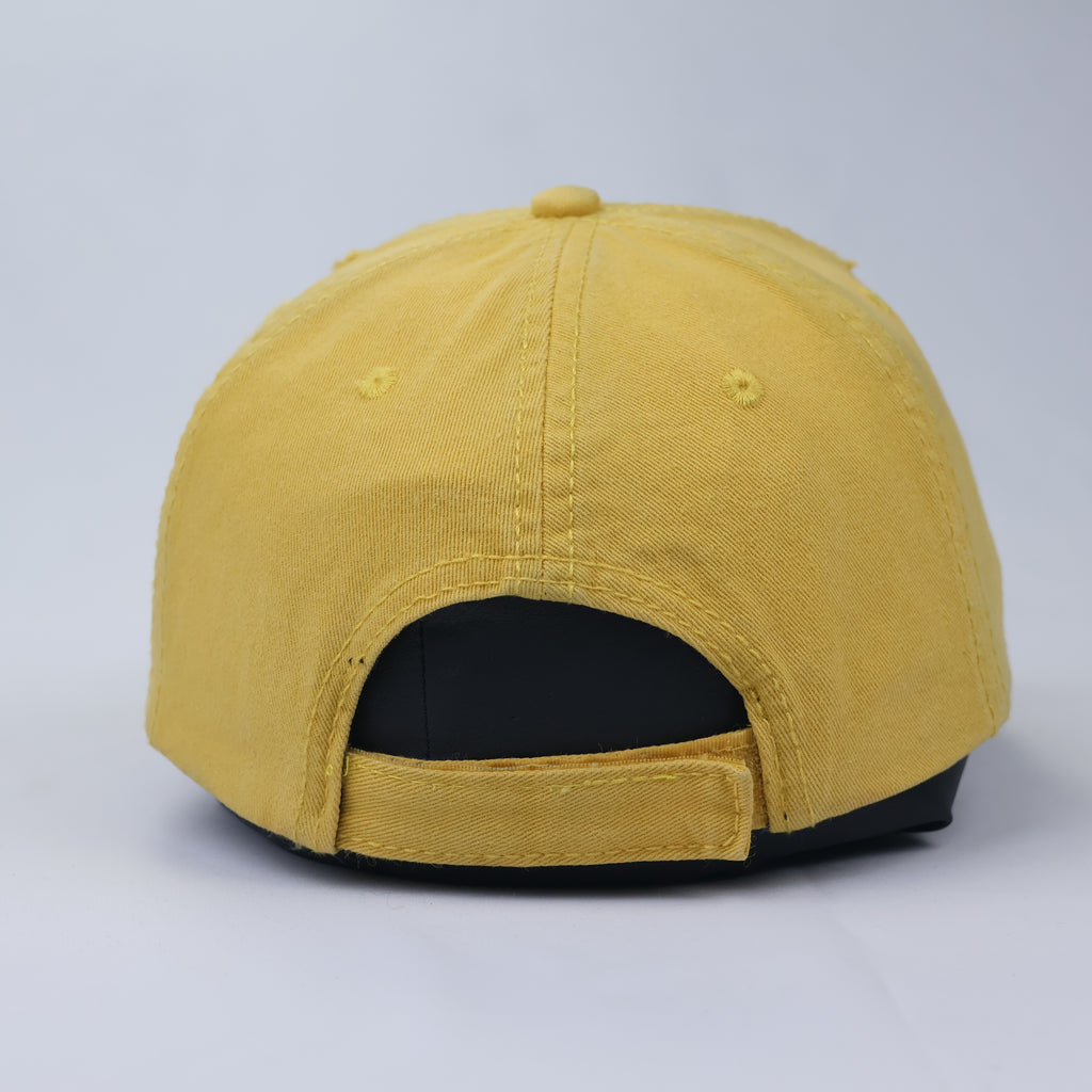 Vintage Distressed Sweden "Sverige" Souvenir Cap - Yellow/Blue