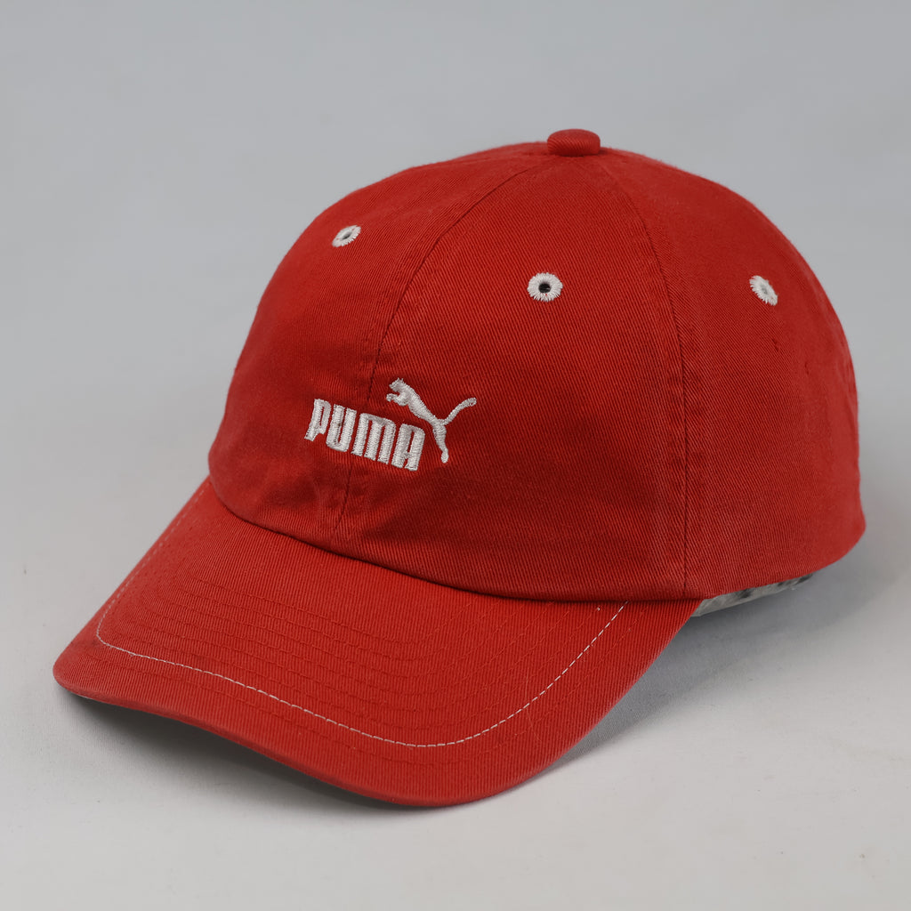 Thrifted Puma Red Cotton Strapback Cap (52-53 cm) | 10739