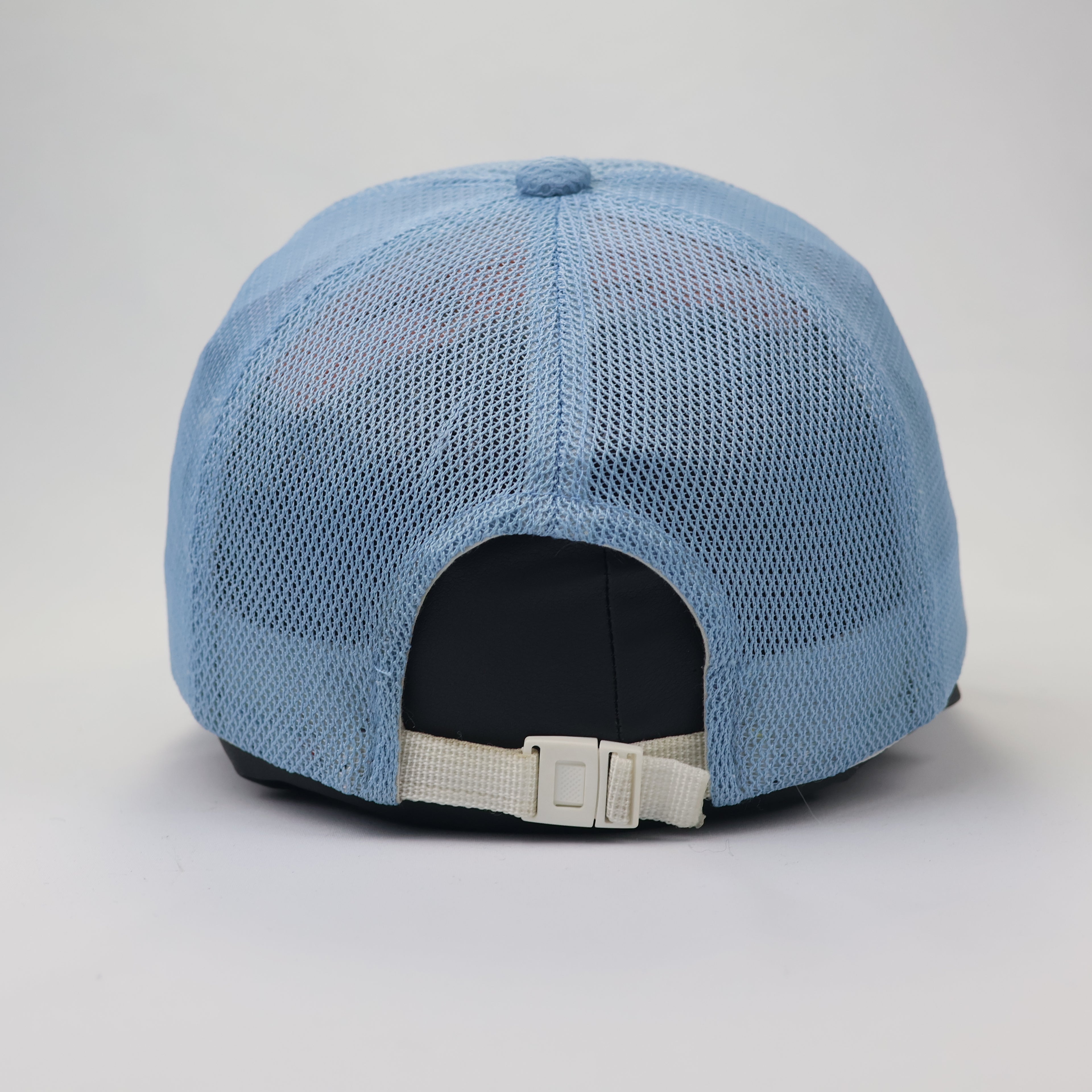 The Poloneck Face Sky Blue All-Mesh Thrifted Performance Cap
