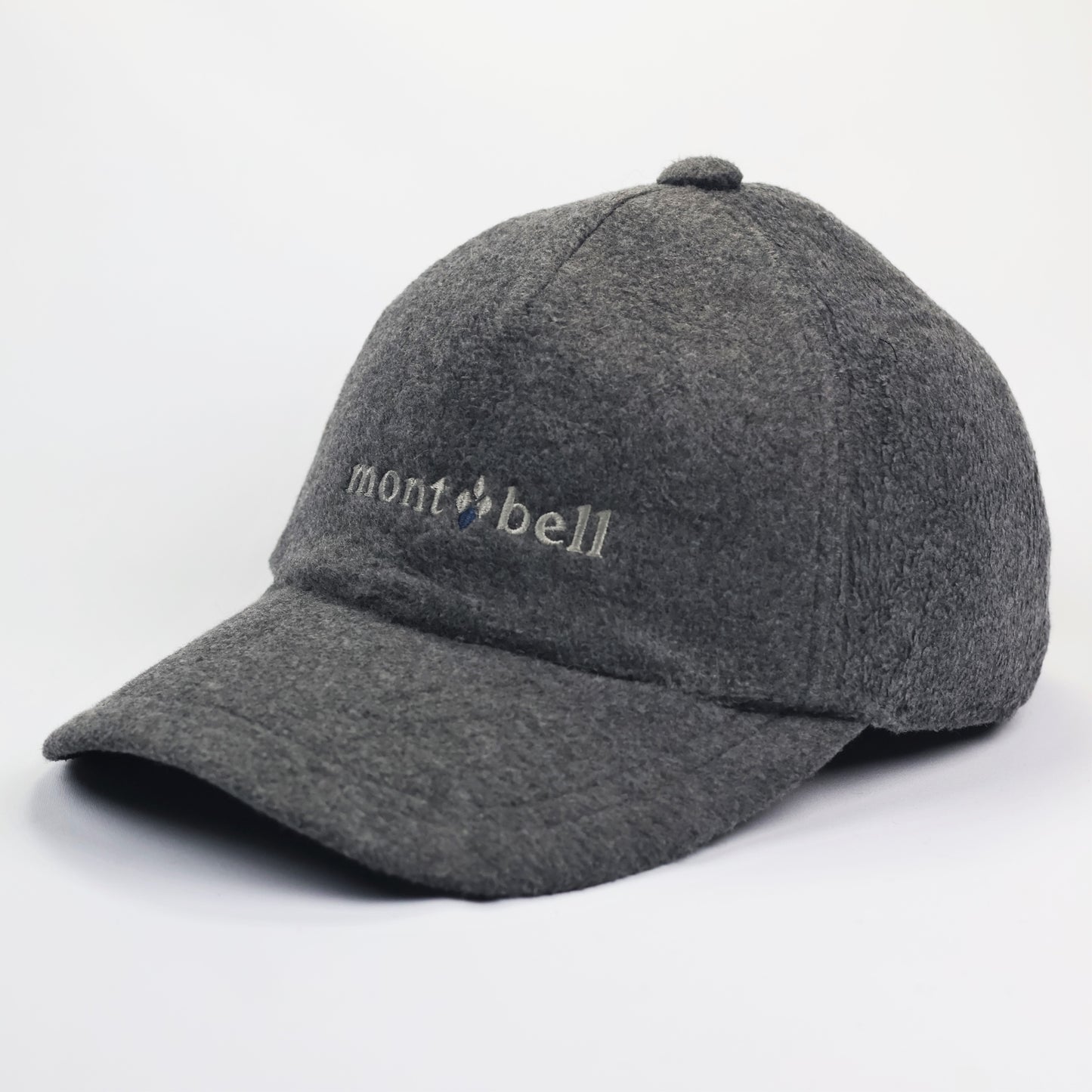 Montbell Japan Fleece Earflap Cap - Charcoal Grey - Adjustable Winter Hat