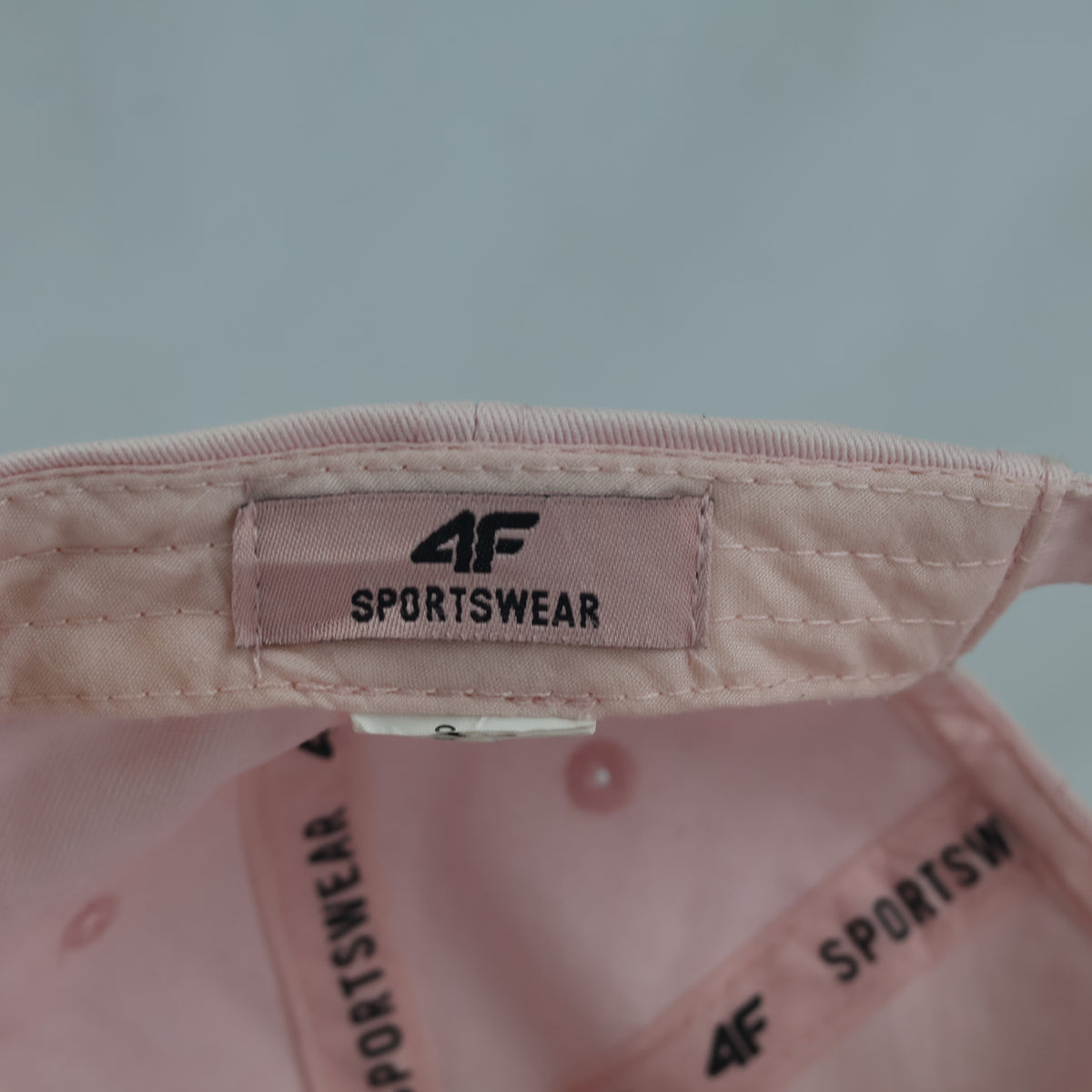 Thrifted 4F Sportswear Pastel Pink Adjustable Cap (56-57 cm) | 10740