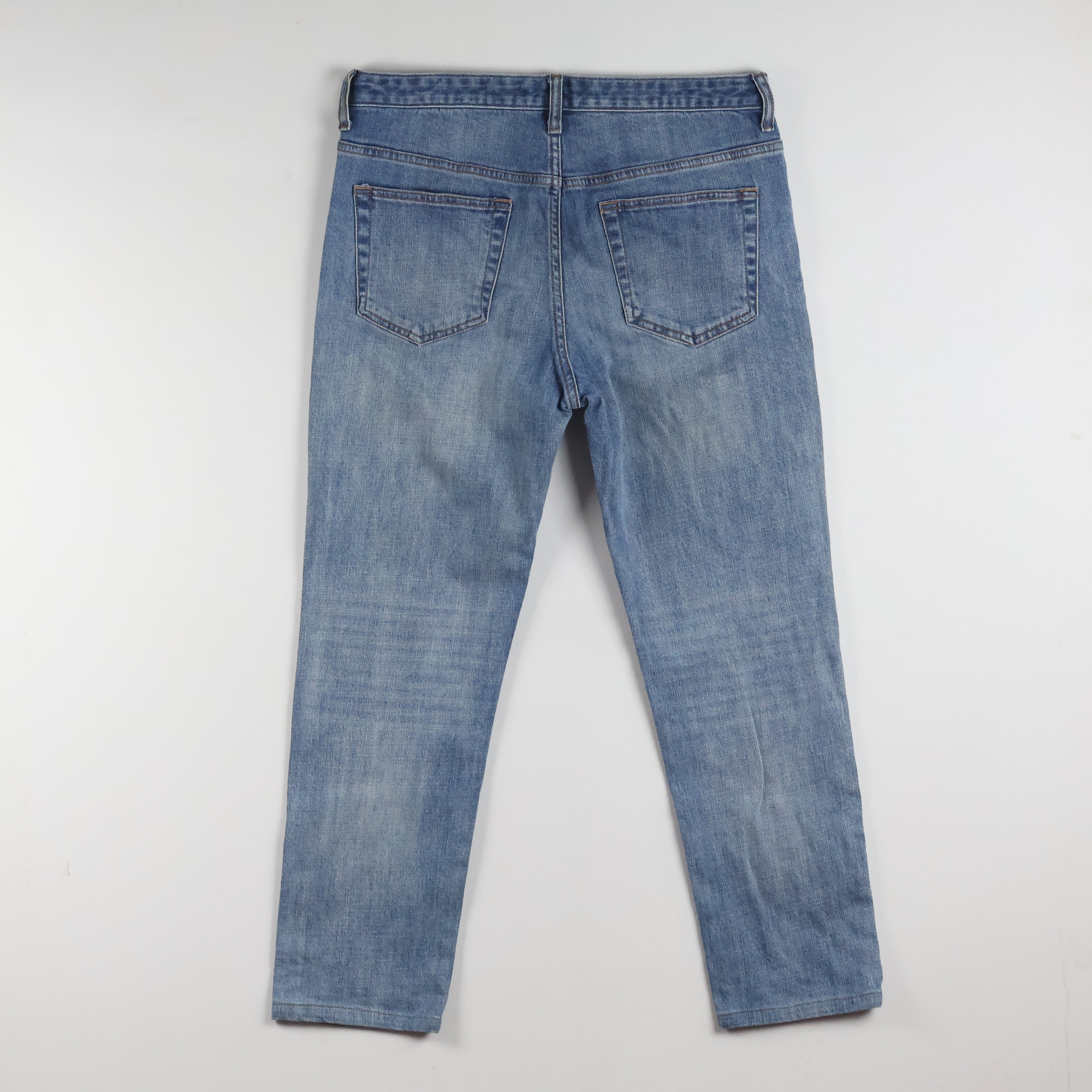 Thrifted Giordano Men's Light Blue Denim Jeans 32 Waist/ J1015