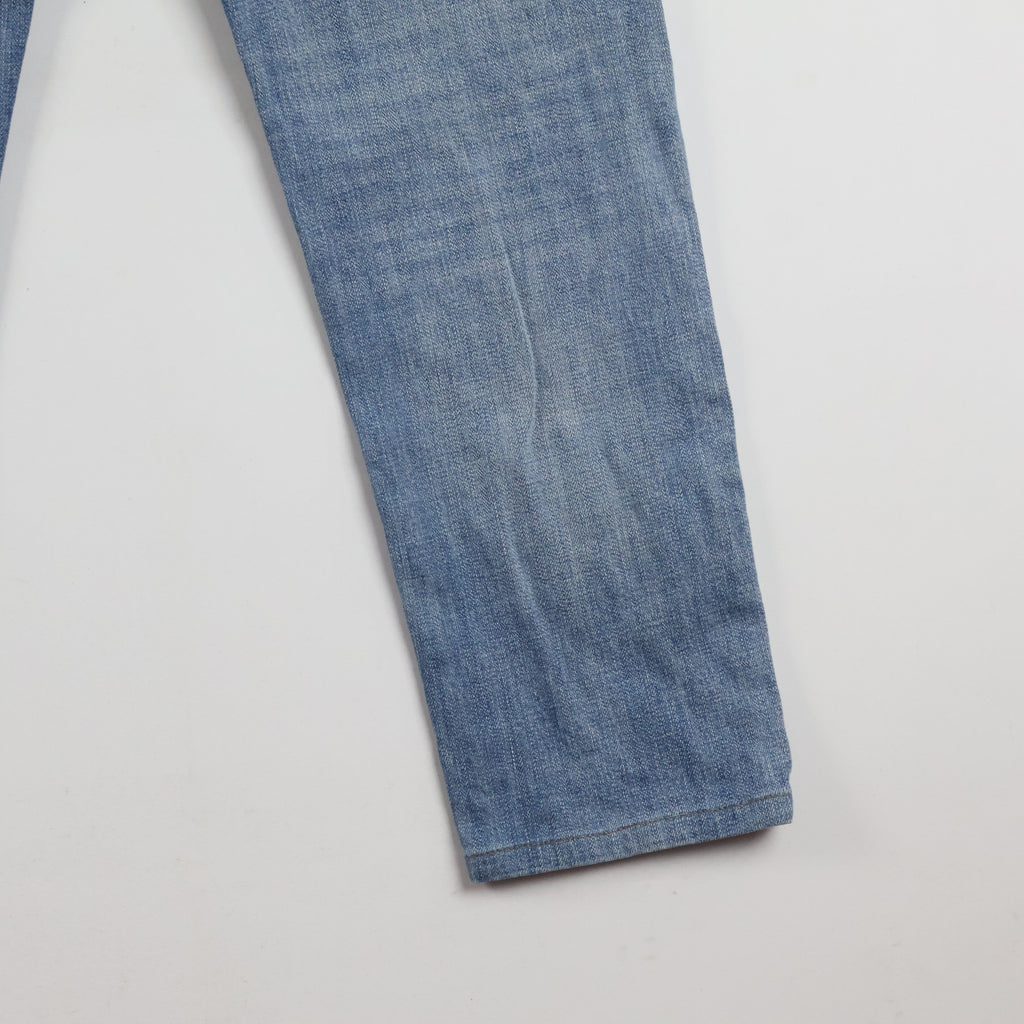 Thrifted Giordano Men's Light Blue Denim Jeans 32 Waist/ J1015