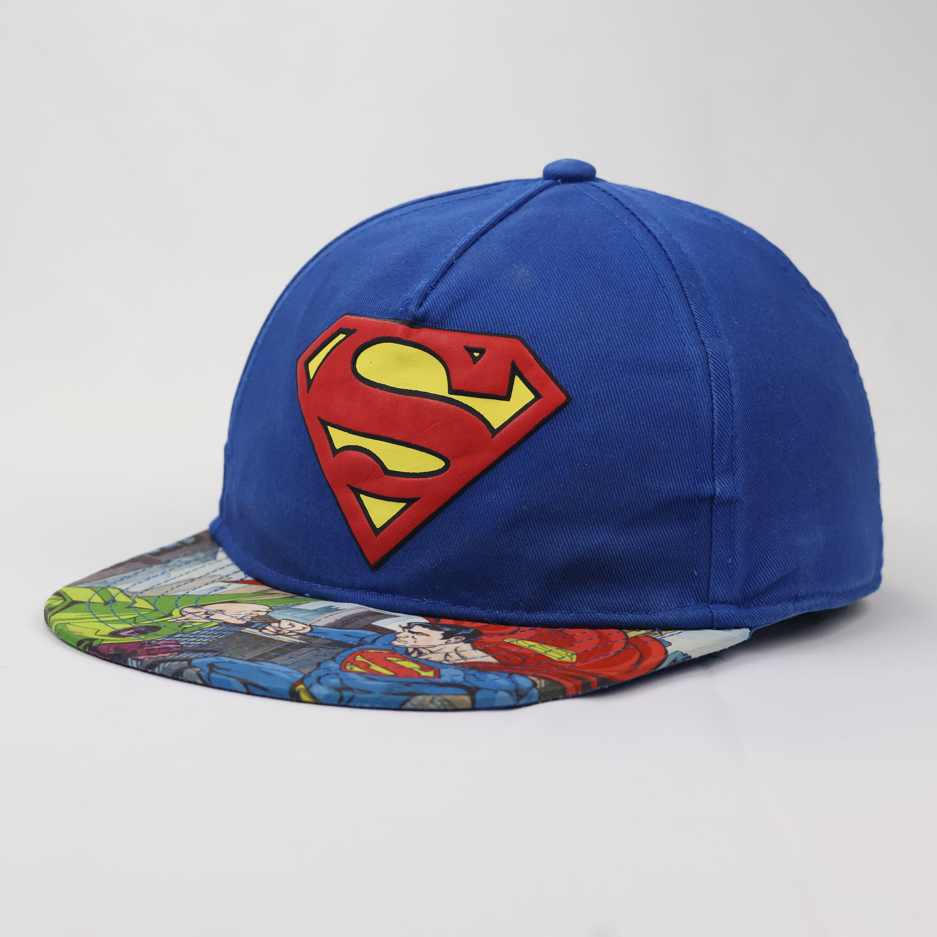 H&M x DC Comics Superman Kids Thrifted Snapback Cap - Blue