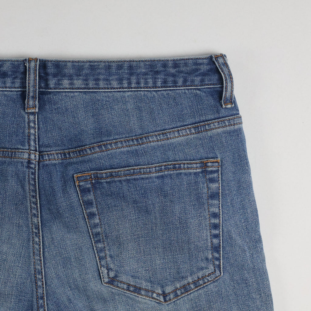 Thrifted Giordano Men's Light Blue Denim Jeans 32 Waist/ J1015