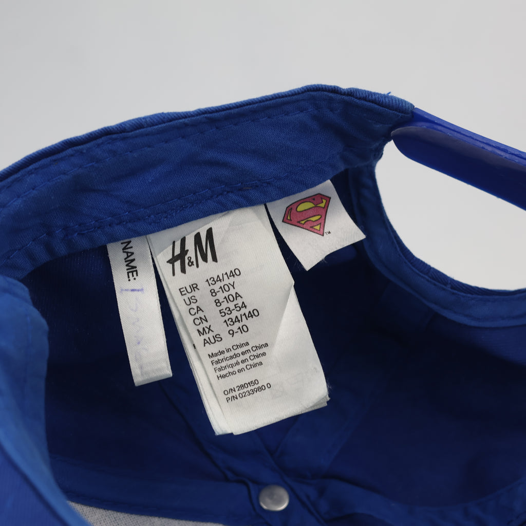 H&M x DC Comics Superman Kids Thrifted Snapback Cap - Blue