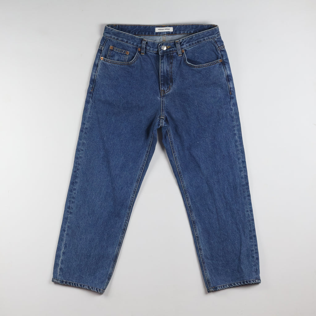 Vintage Instant Denim Men's Blue Straight Jeans 28-30 Waist/ J1016