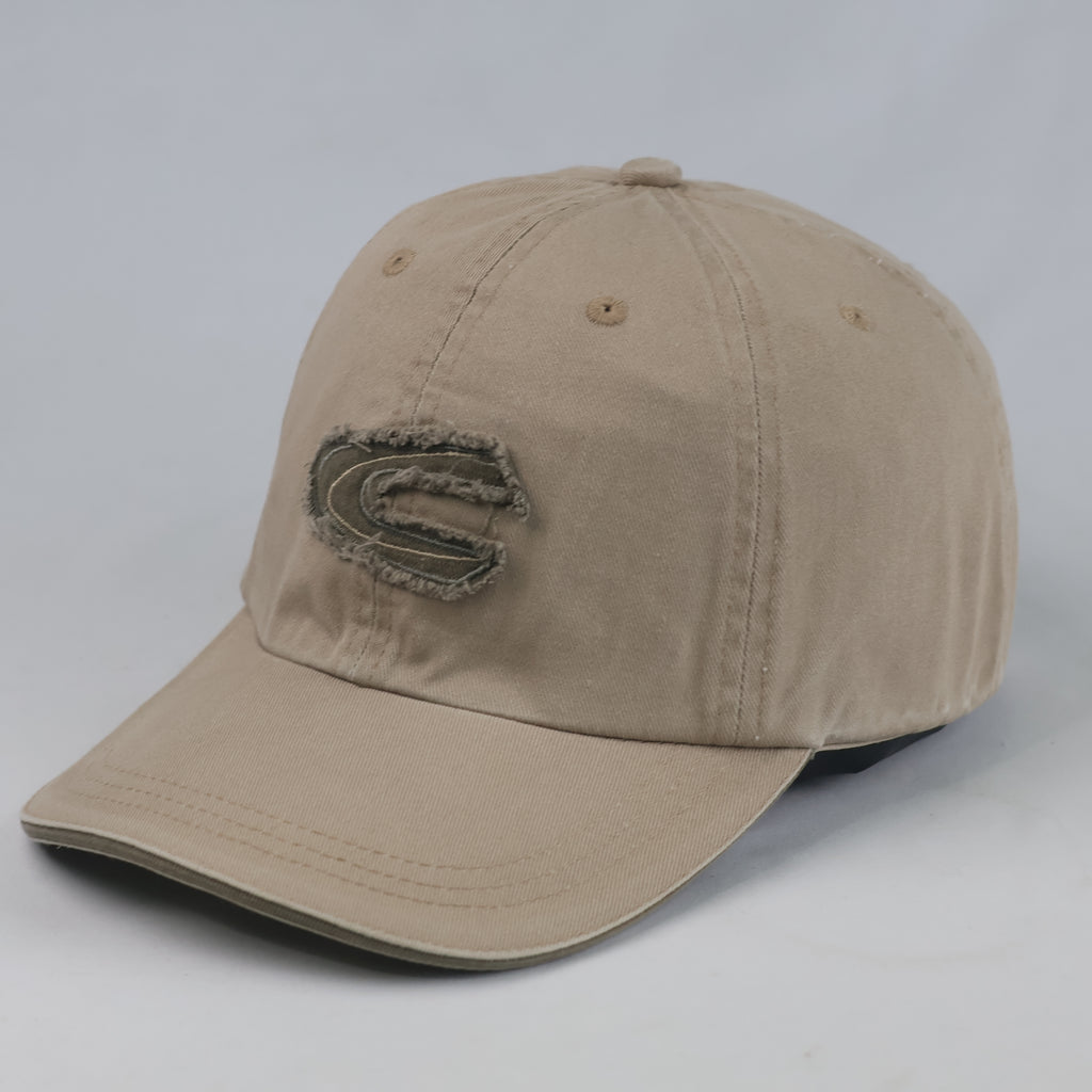 Thrifted Camel Active Beige Cotton Strapback Cap (57-58 cm) | 10718