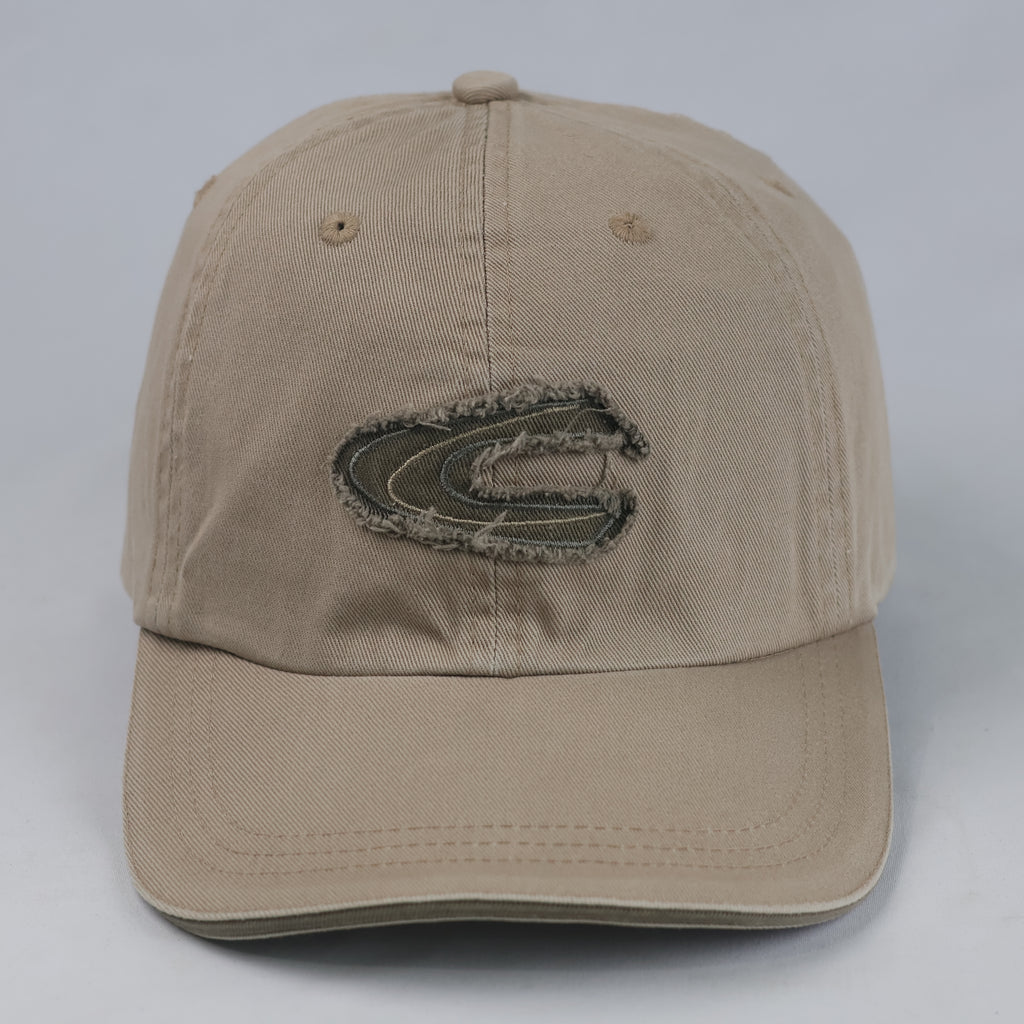 Thrifted Camel Active Beige Cotton Strapback Cap (57-58 cm) | 10718