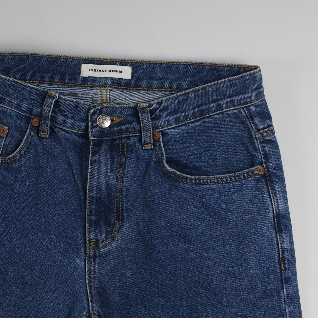 Vintage Instant Denim Men's Blue Straight Jeans 28-30 Waist/ J1016