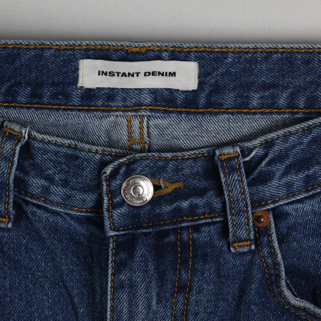 Vintage Instant Denim Men's Blue Straight Jeans 28-30 Waist/ J1016