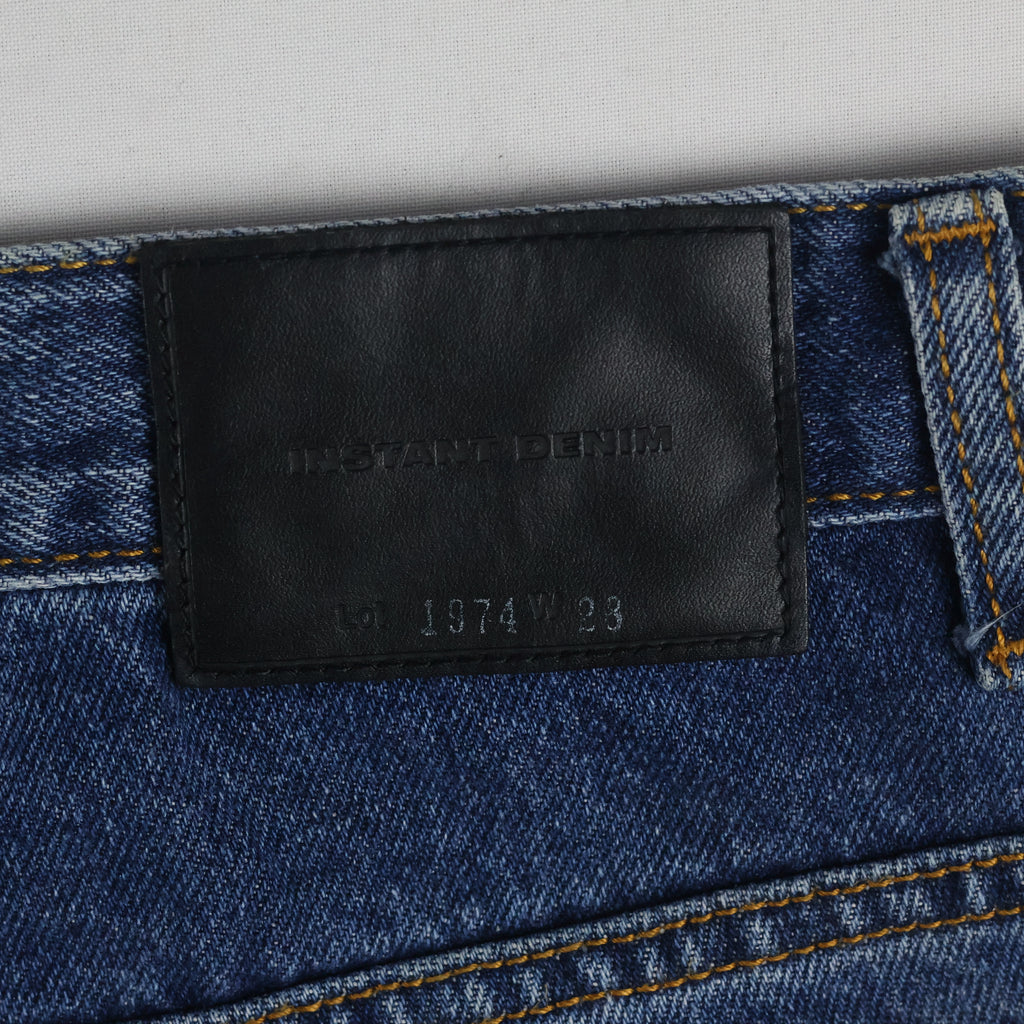 Vintage Instant Denim Men's Blue Straight Jeans 28-30 Waist/ J1016