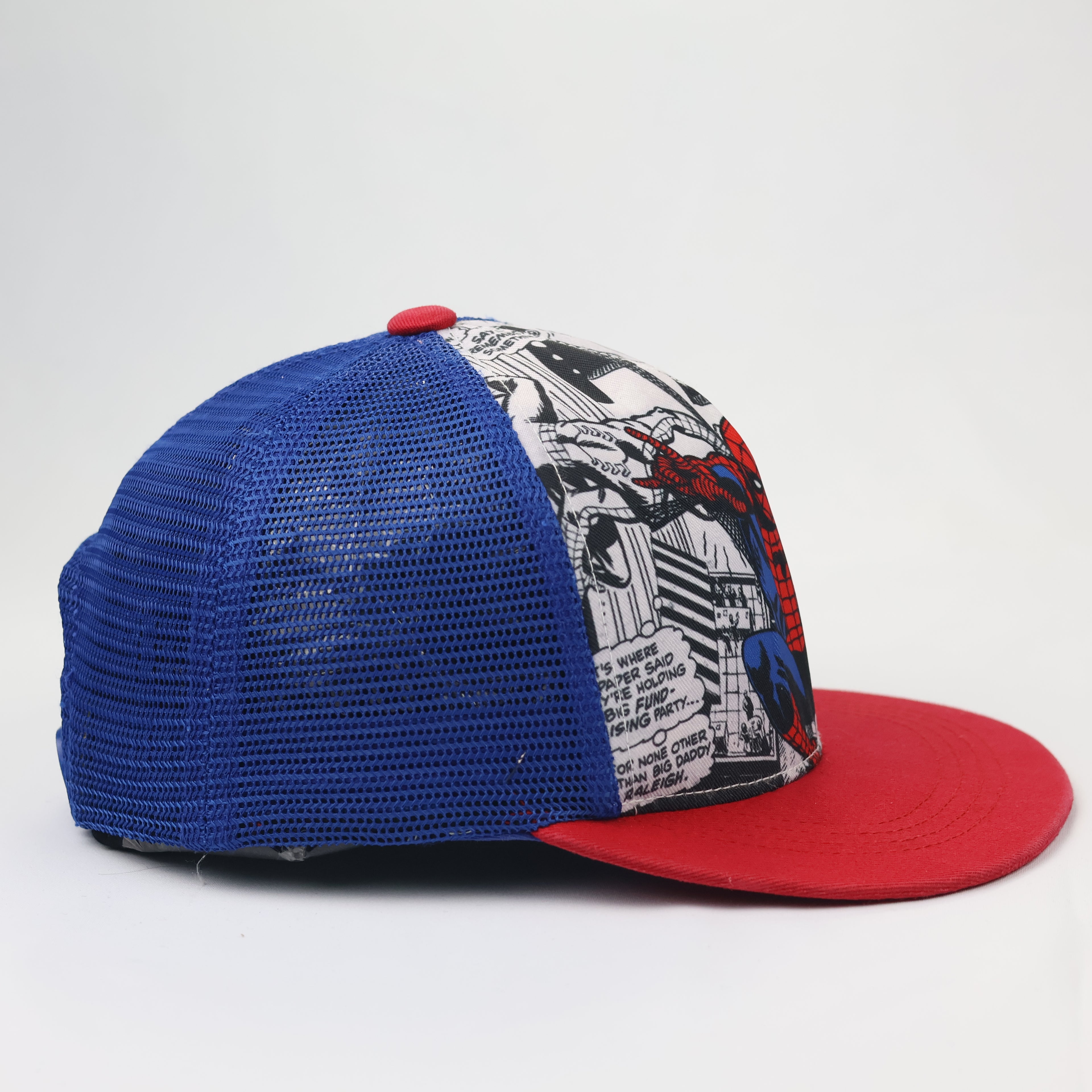 Retro Spider-Man Comic Print Mesh Back Thrifted Snapback - Boys 3-5 Years
