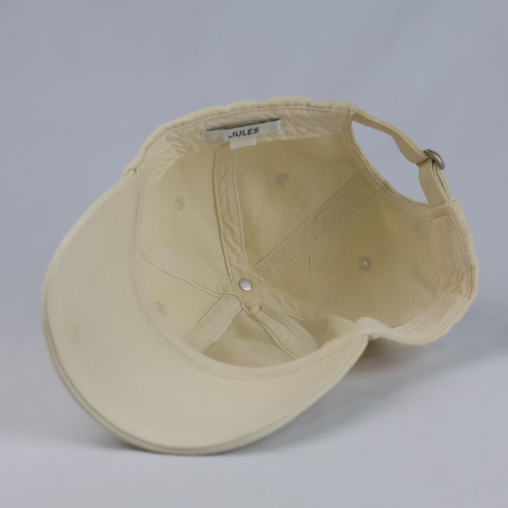 Thrifted JULES Off-White Triangle Patch Strapback Cap (57-59 cm) | 10731