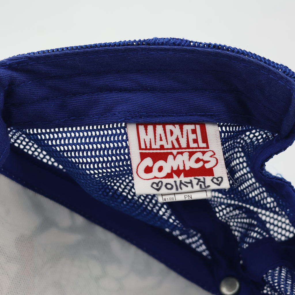 Retro Spider-Man Comic Print Mesh Back Thrifted Snapback - Boys 3-5 Years
