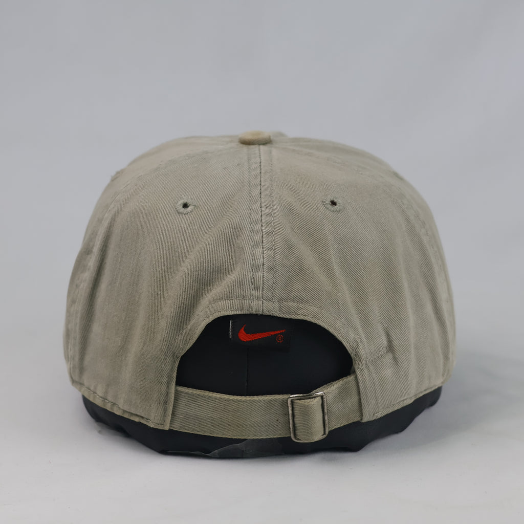 Thrifted Nike Vintage Tennis Court Logo Beige Dad Hat (57-58 cm) |10715