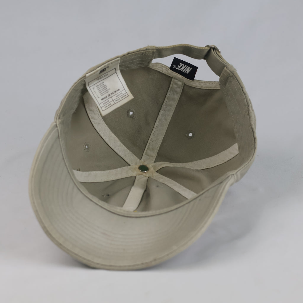 Thrifted Nike Vintage Tennis Court Logo Beige Dad Hat (57-58 cm) |10715