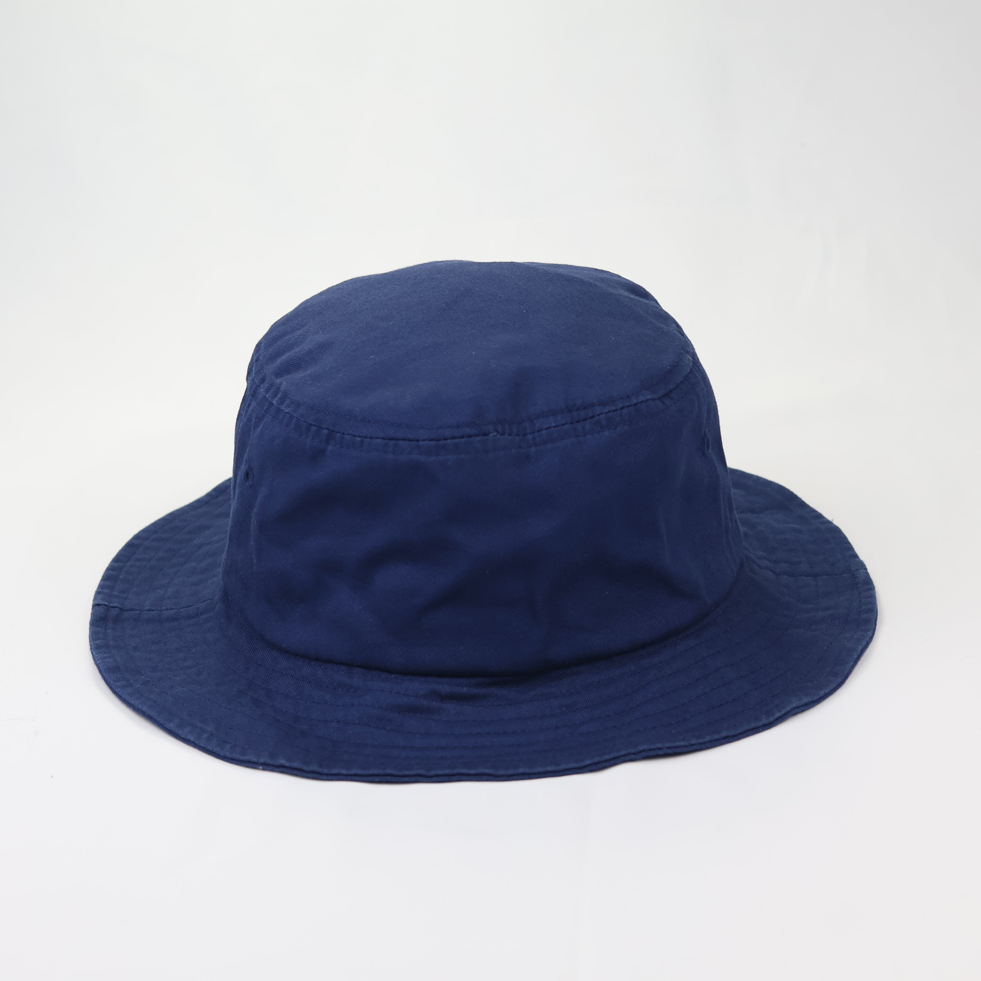 Australian Designed Navy Cotton Sun Hat with Textured NY Logo