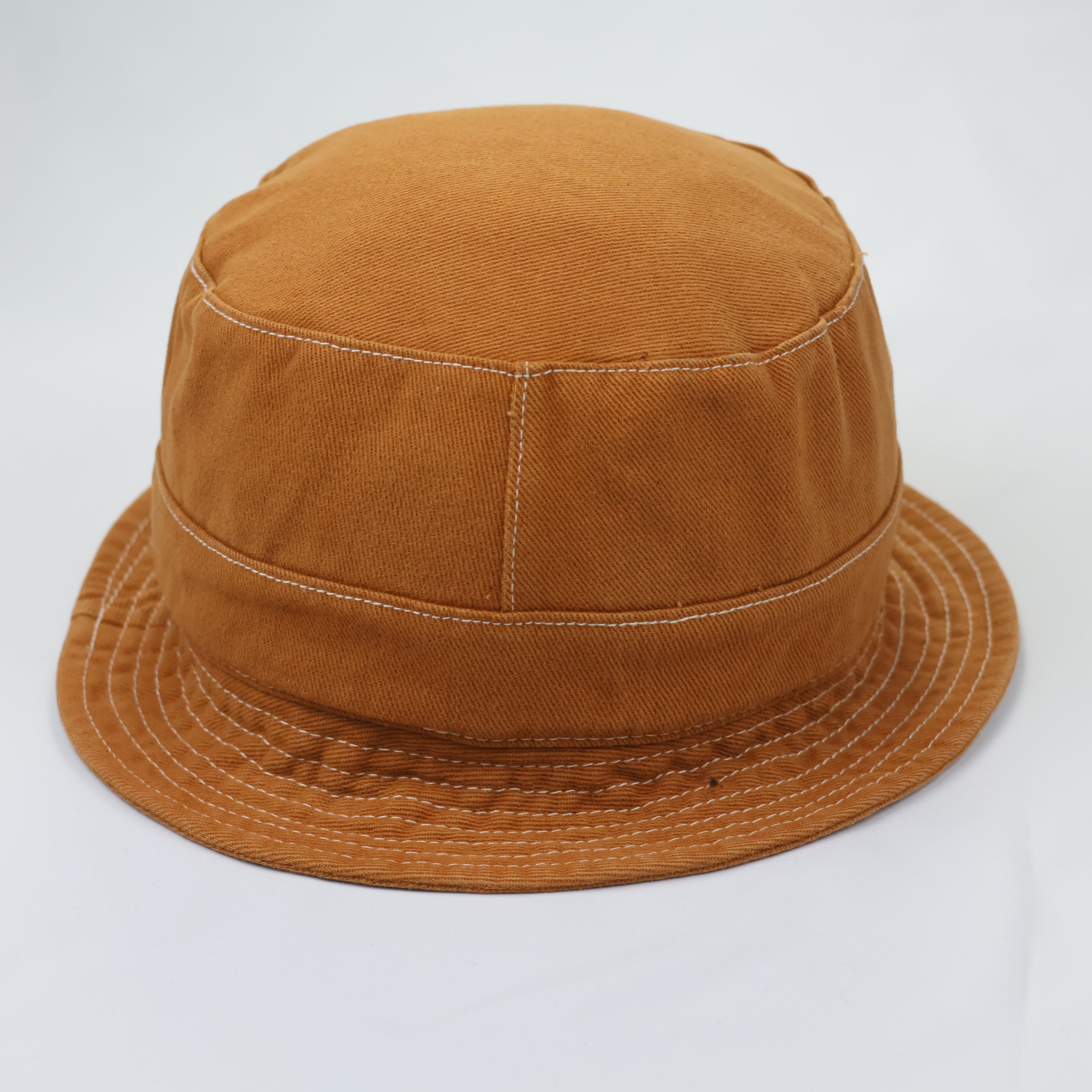 Element Mustard Cotton Bucket Hat - Contrast Stitch Sun Hat