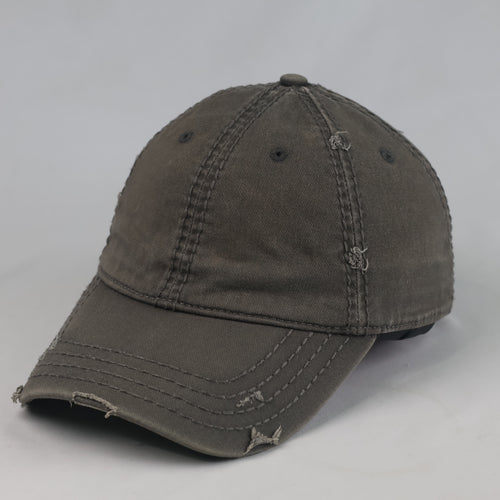 Thrifted OTTO 104-1018 Distressed Cotton Strapback Cap (57 cm) |10728