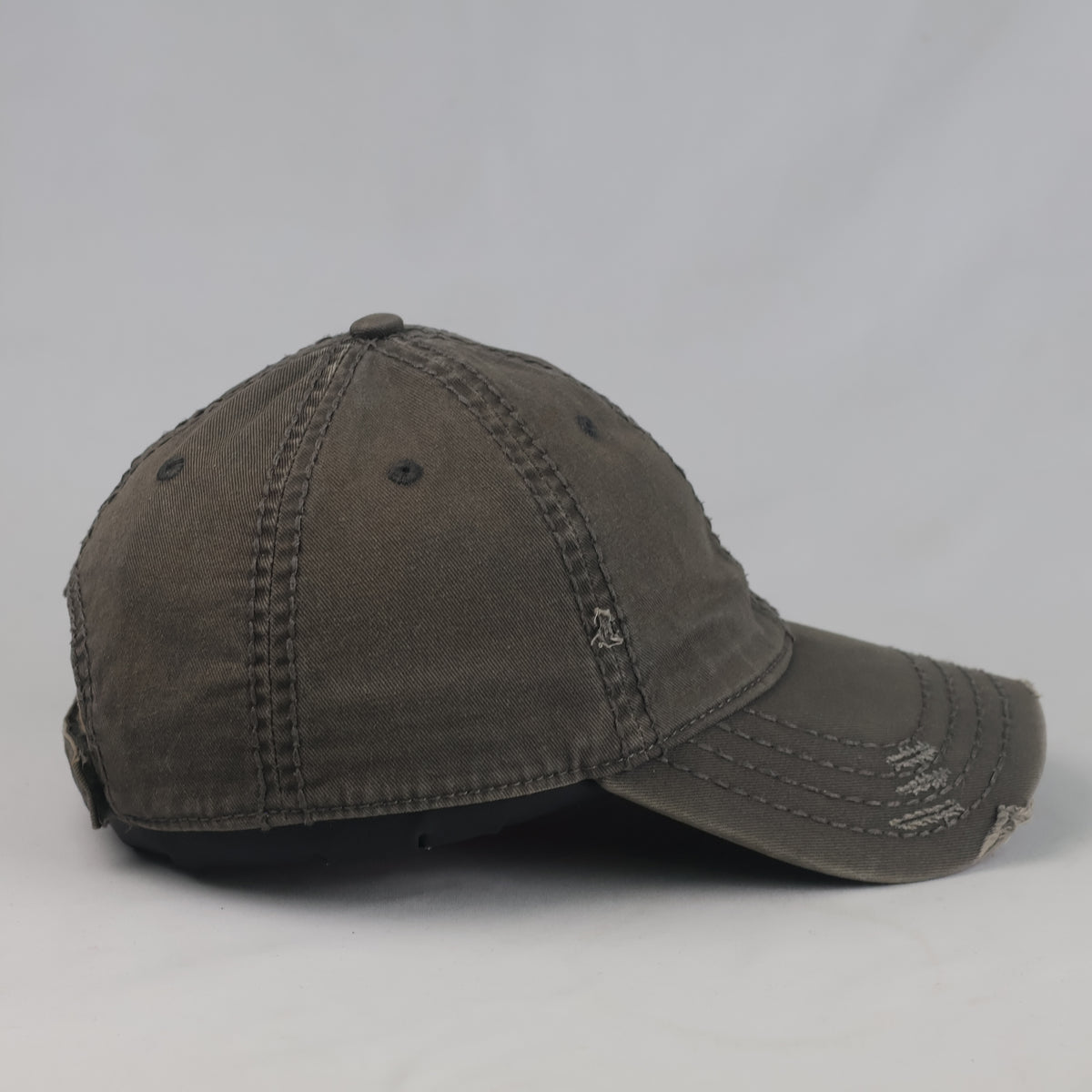 Thrifted OTTO 104-1018 Distressed Cotton Strapback Cap (57 cm) |10728