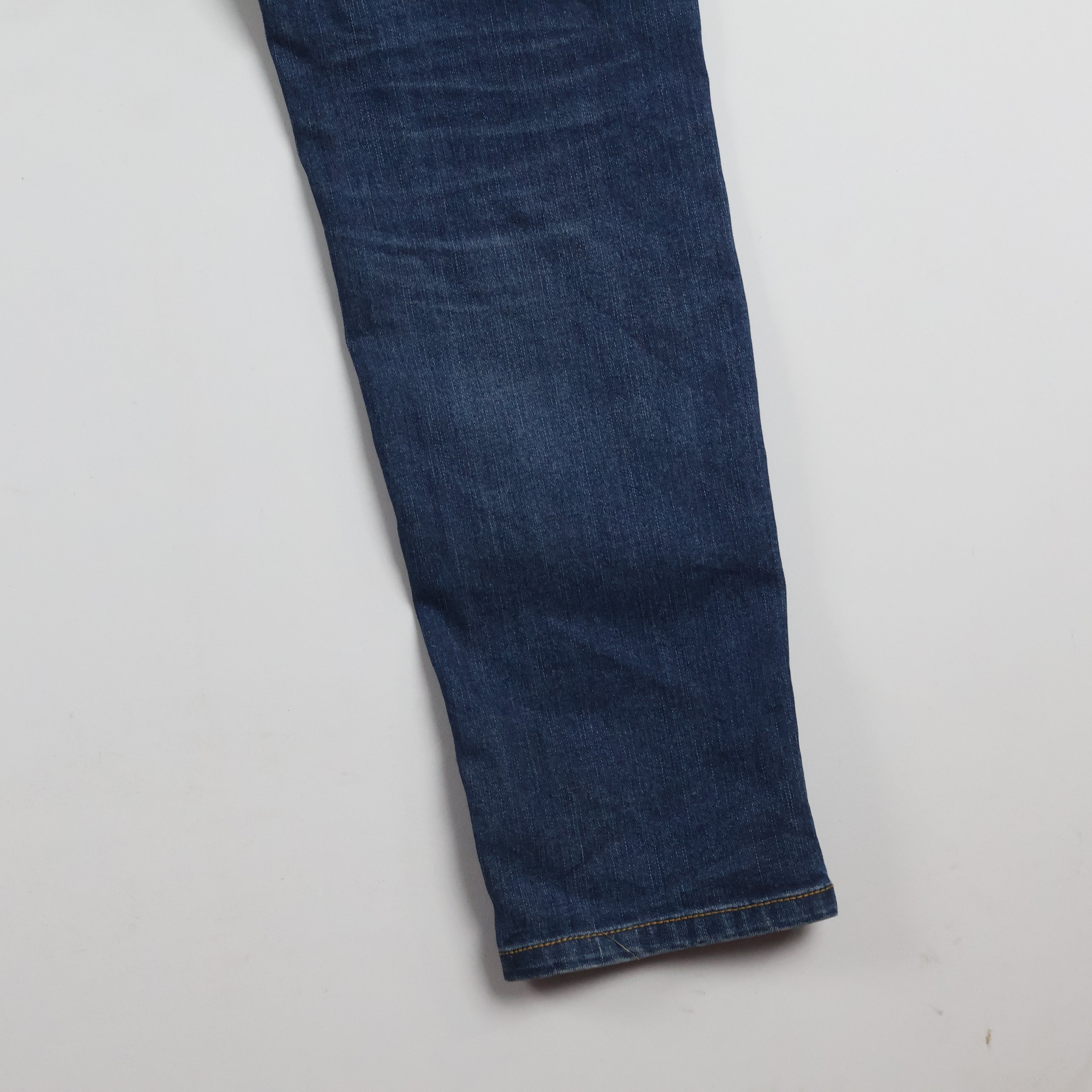 Thrifted Tate Like Men's Distressed Skinny Blue Jeans 34 Waist/ J1018