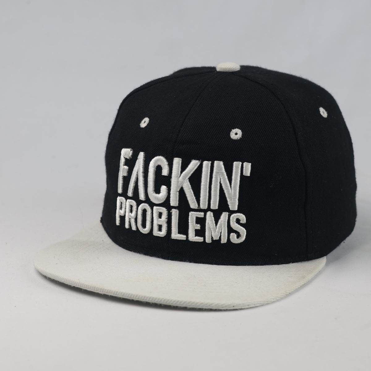 Thrifted "Fackin' Problems" Statement Snapback Cap (57-58 cm) | 10727