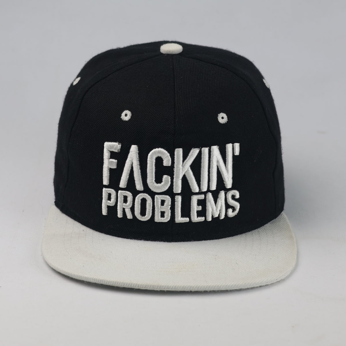 Thrifted "Fackin' Problems" Statement Snapback Cap (57-58 cm) | 10727
