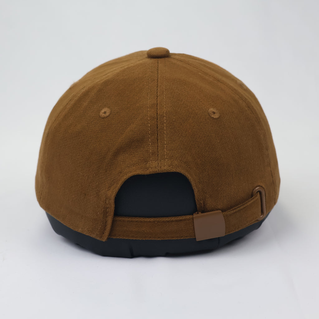 "Bad Ideas Club" Embroidered Brown Dad Hat - Cropp Accessories Cap
