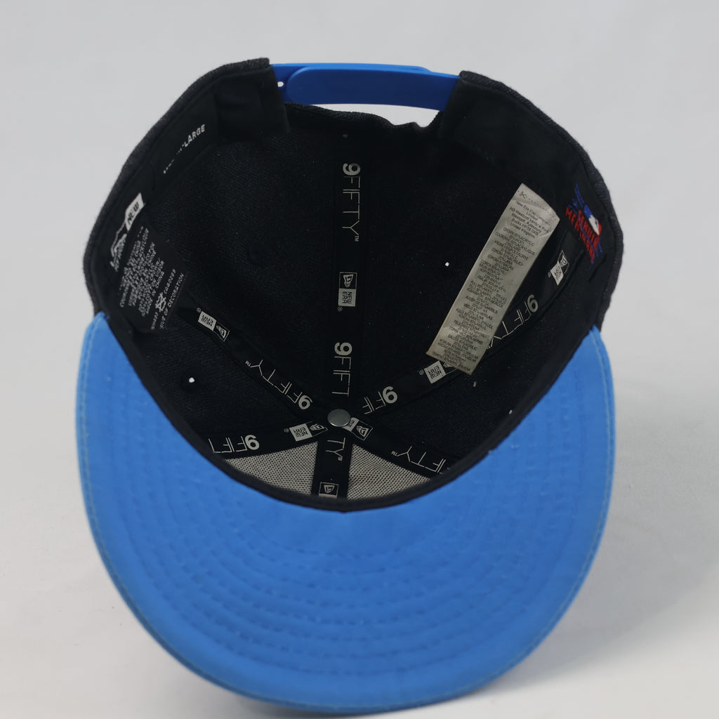 Thrifted New Era Atlanta Braves Black & Blue Snapback (57-59 cm) |10719