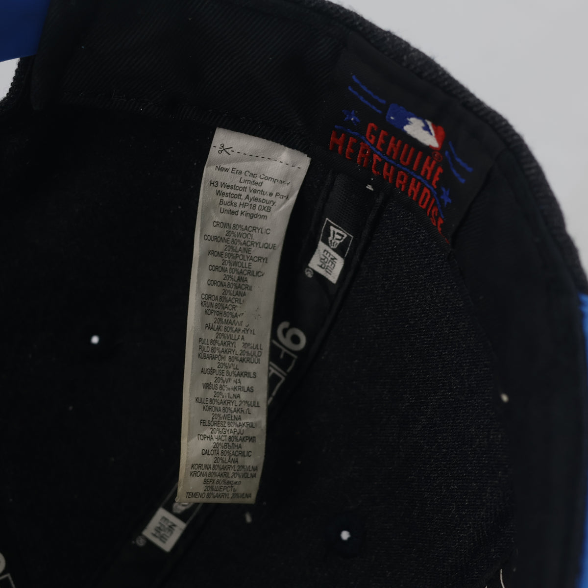 Thrifted New Era Atlanta Braves Black & Blue Snapback (57-59 cm) |10719