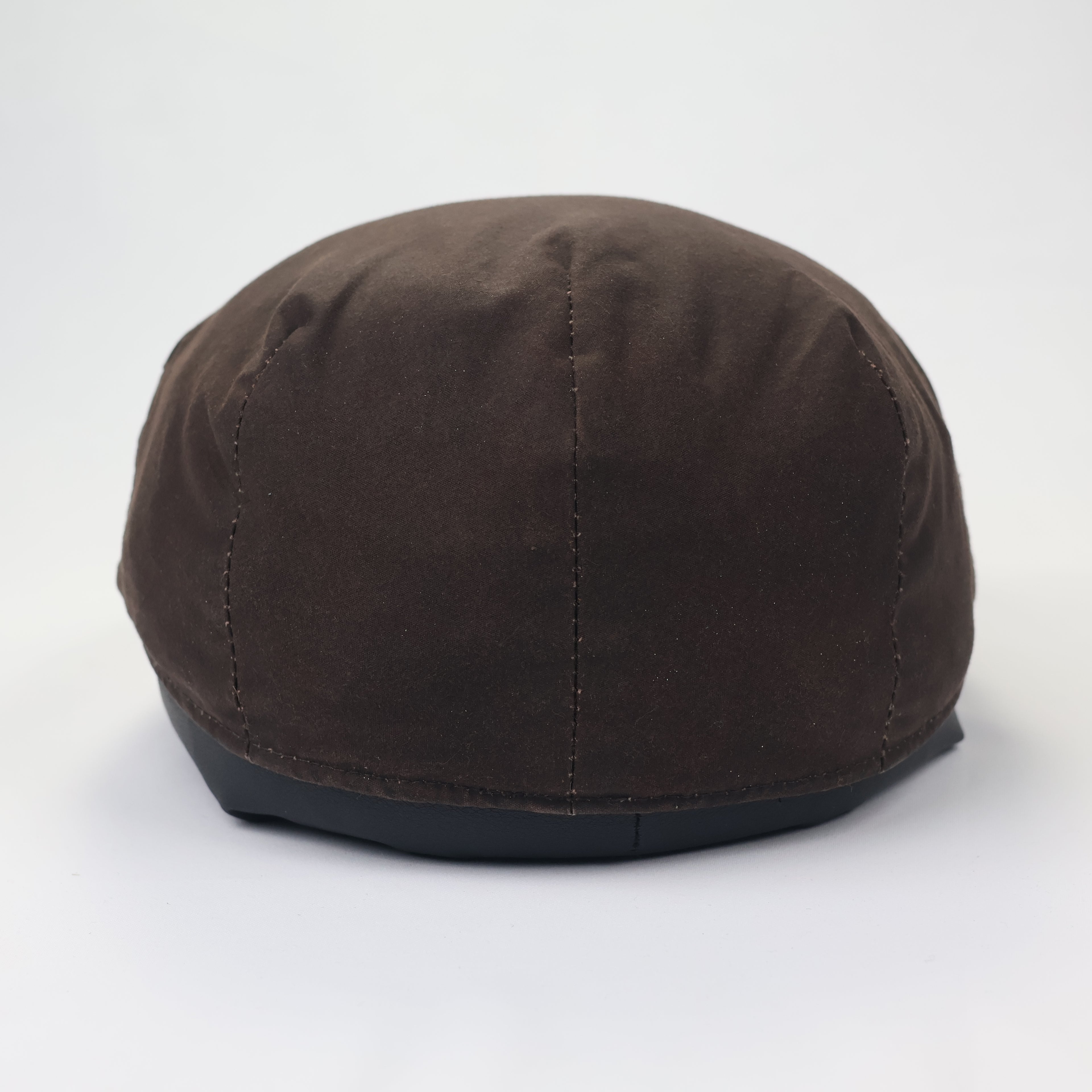 Men's Heritage Brown Driving Cap - Plaid Lined Newsboy Hat