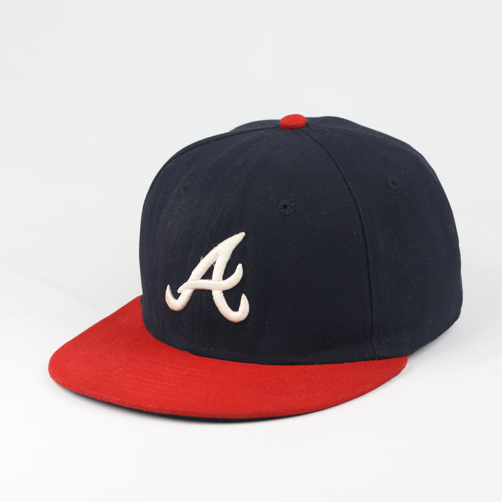 Authentic New Era Atlanta Braves Fitted Thrifted Cap - 59FIFTY Size 7 1/4