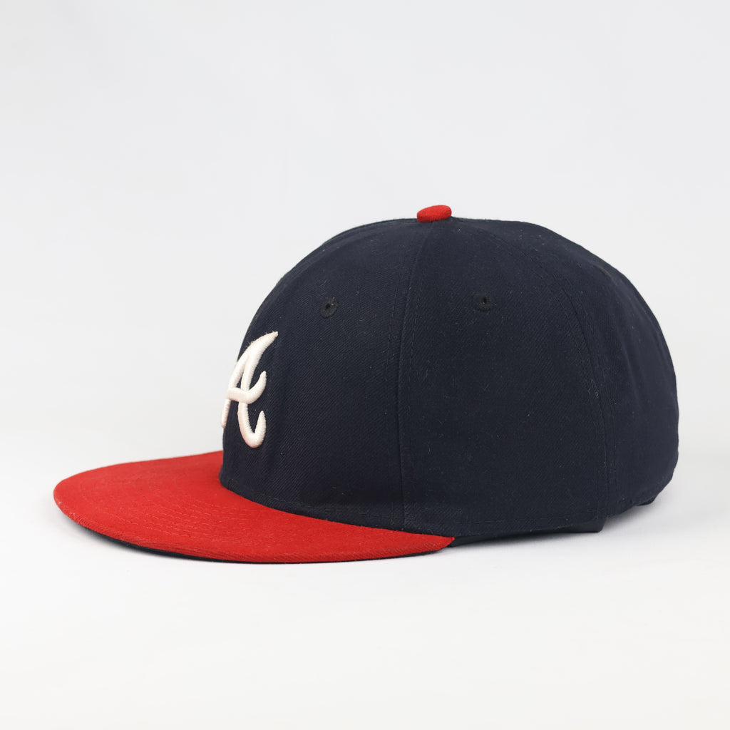 Authentic New Era Atlanta Braves Fitted Thrifted Cap - 59FIFTY Size 7 1/4
