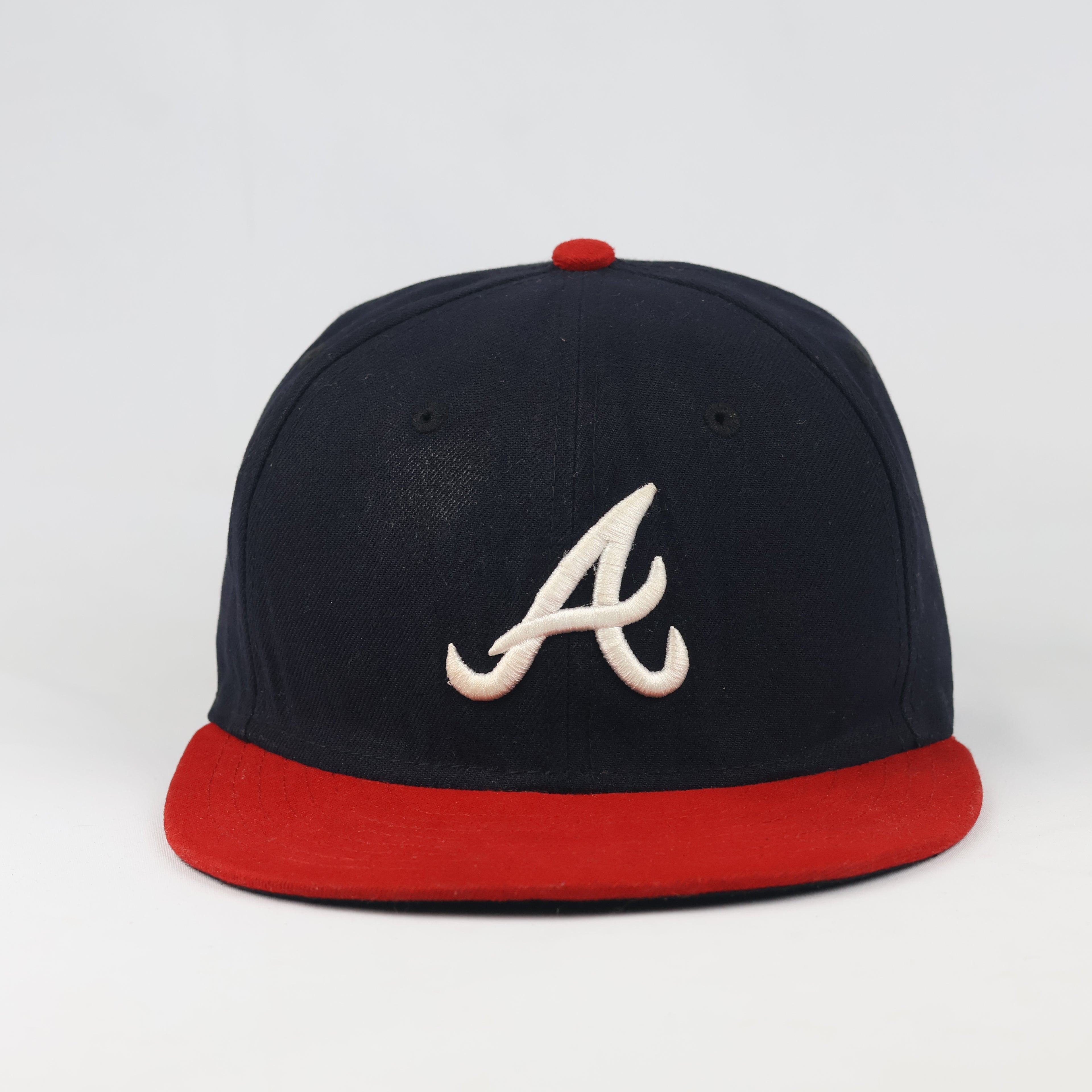 Authentic New Era Atlanta Braves Fitted Thrifted Cap - 59FIFTY Size 7 1/4