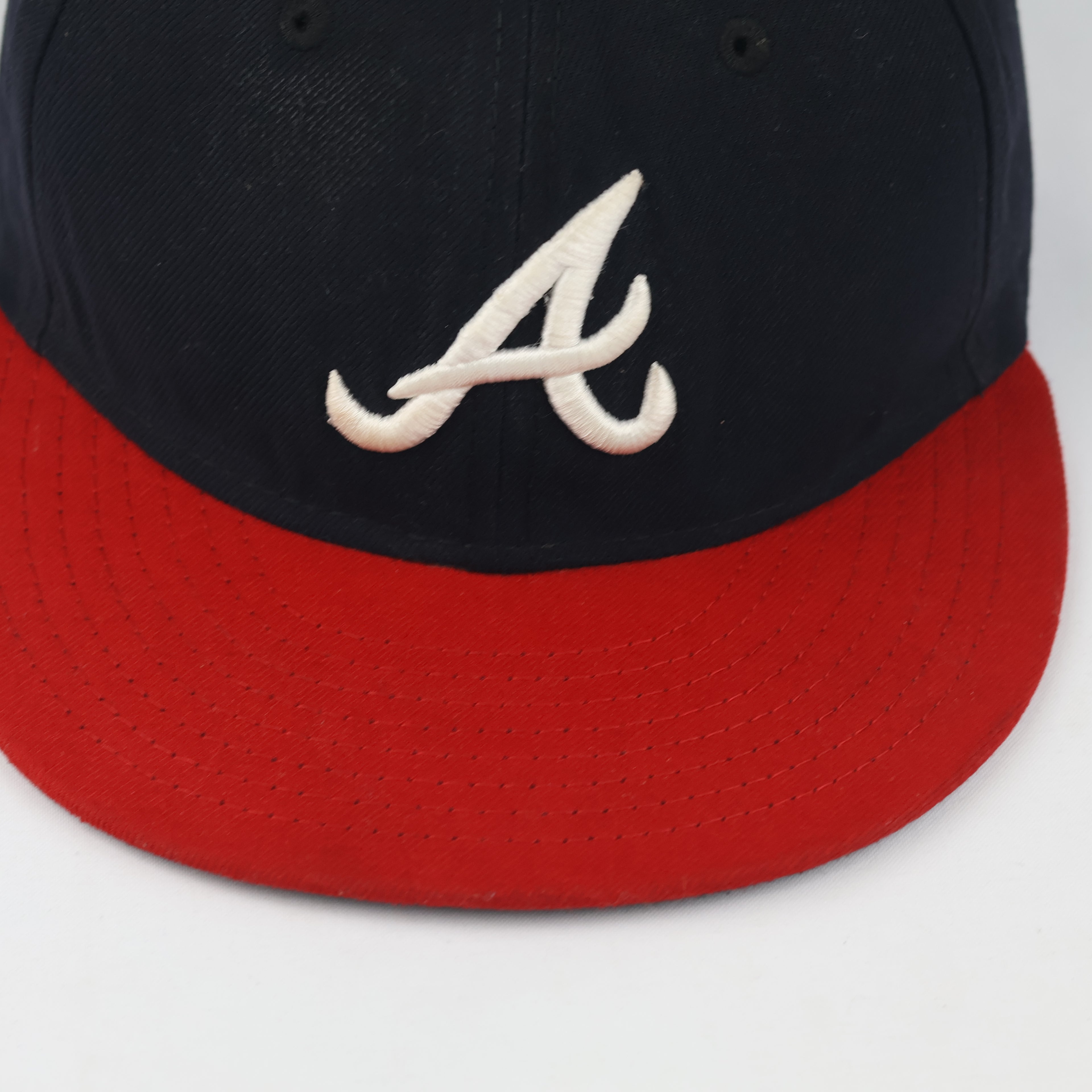 Authentic New Era Atlanta Braves Fitted Thrifted Cap - 59FIFTY Size 7 1/4