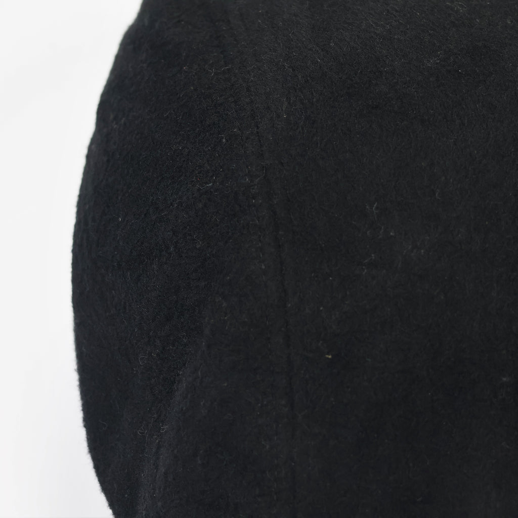 Vintage Black Newsboy Flat Cap - Rock N' Blue Heritage Series Hat