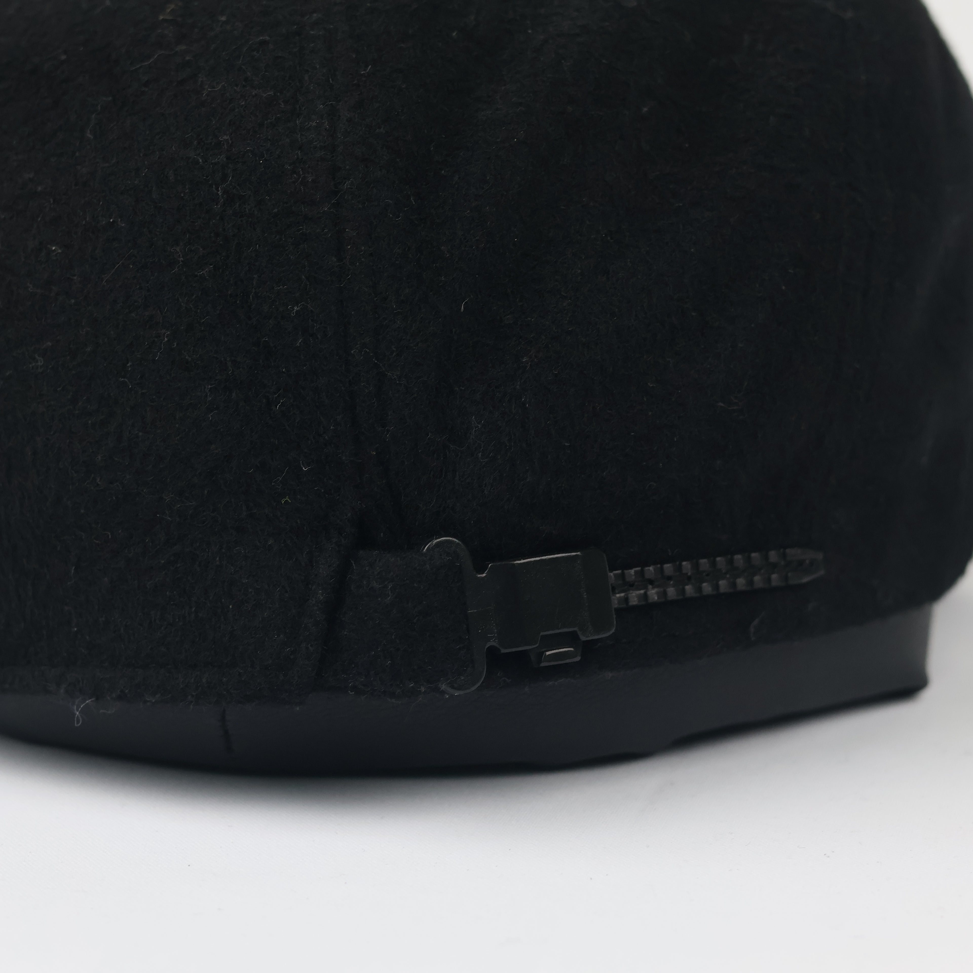 Vintage Black Newsboy Flat Cap - Rock N' Blue Heritage Series Hat