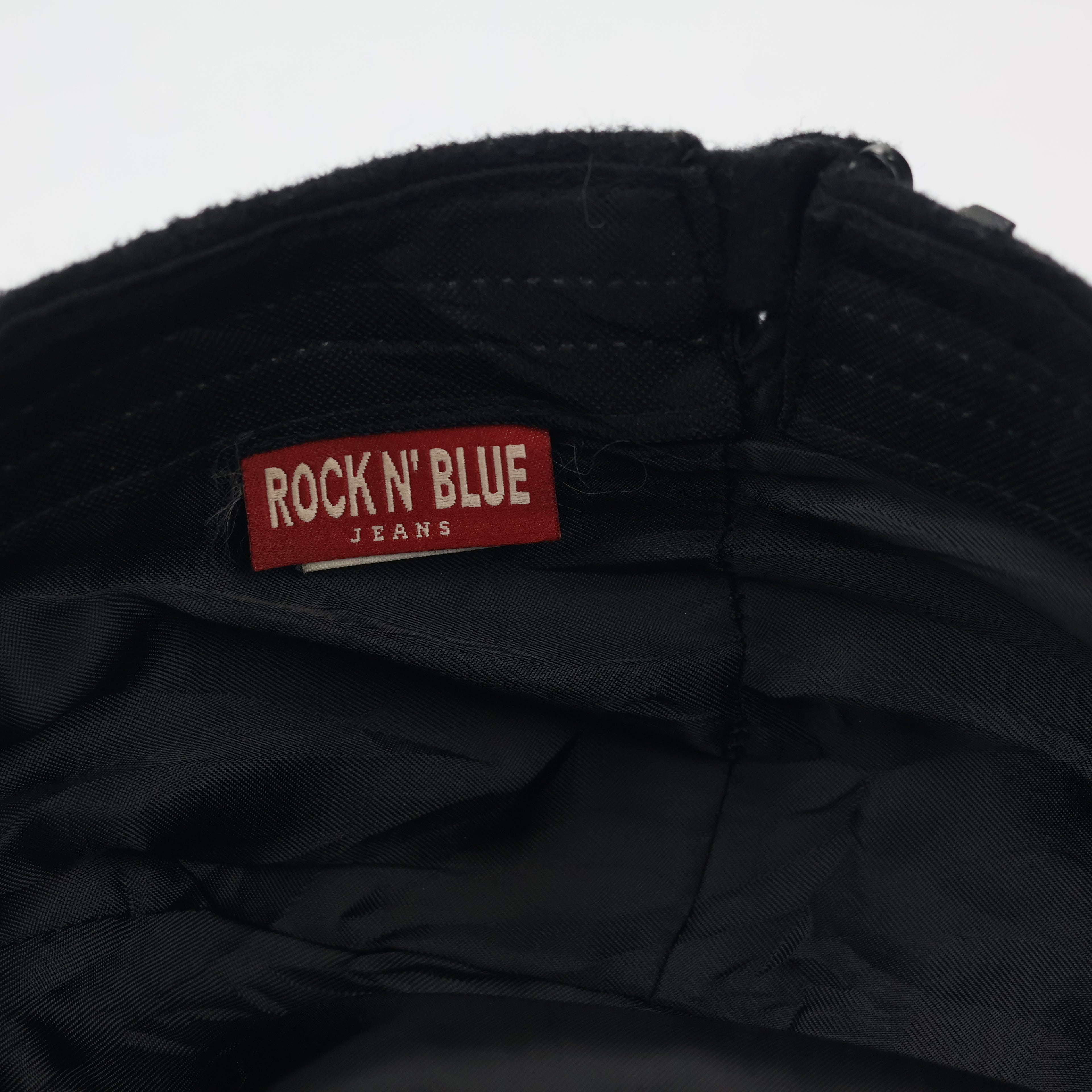 Vintage Black Newsboy Flat Cap - Rock N' Blue Heritage Series Hat