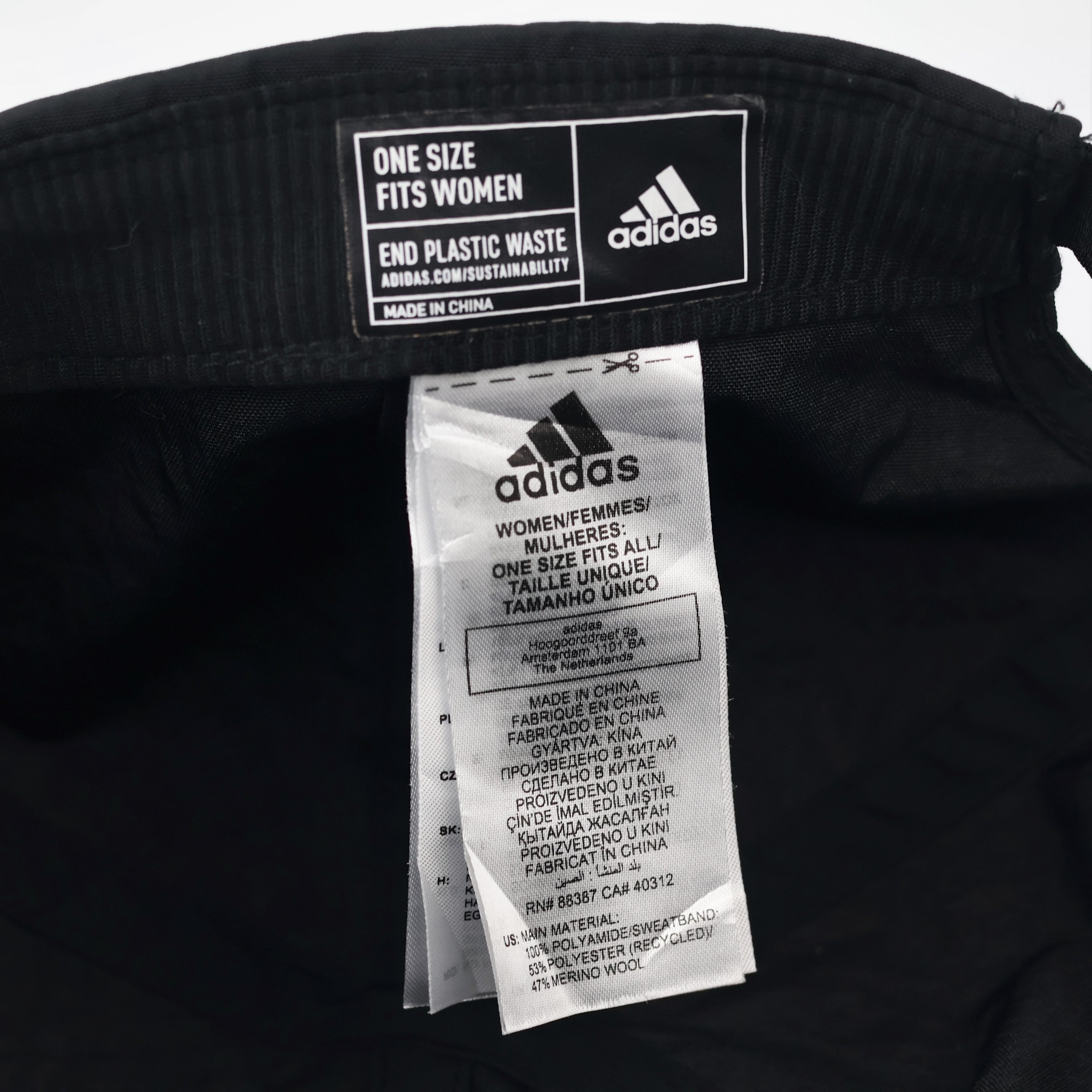 Adidas Originals Brimless Miki Thrifted Hat - Black Technical Docker Cap