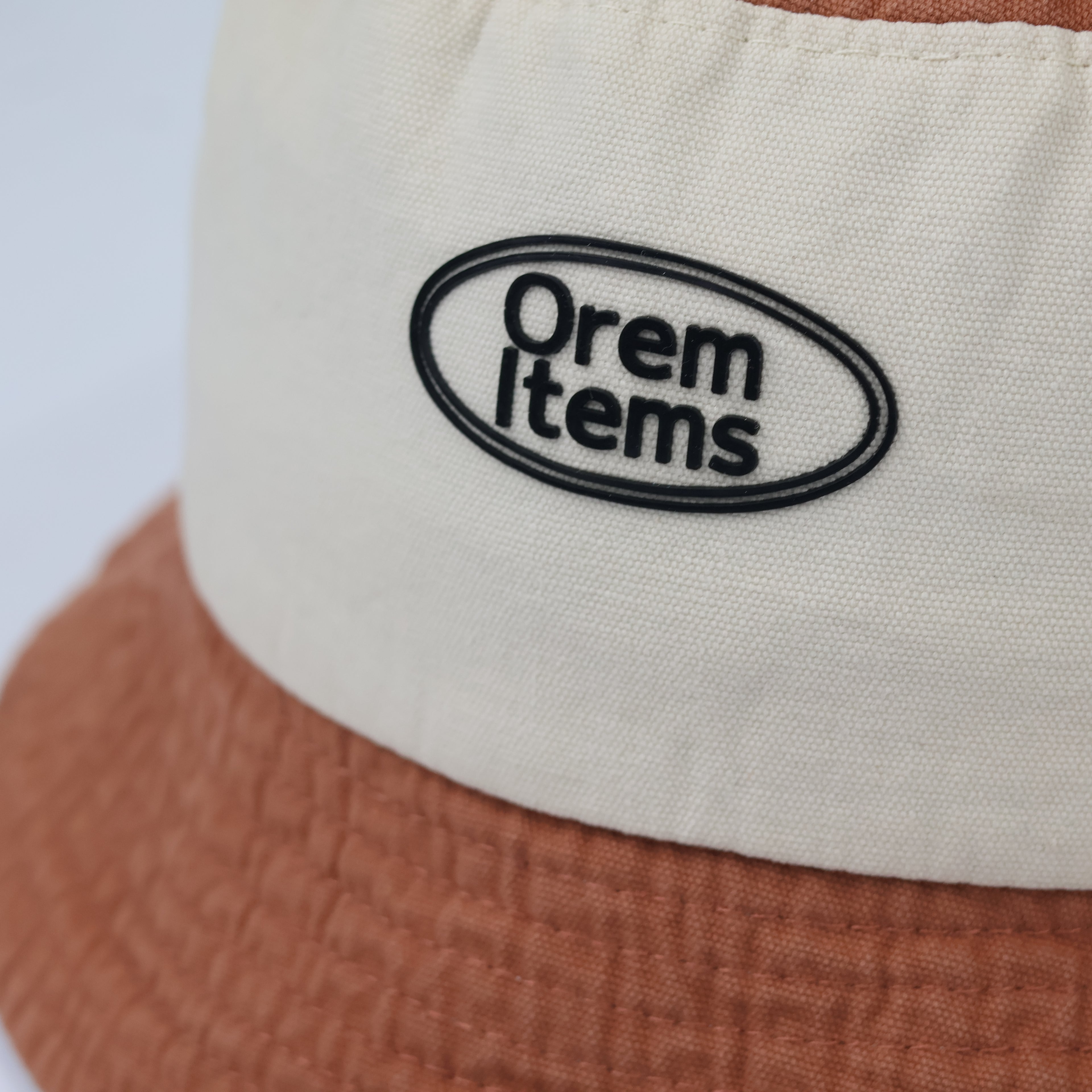 Vintage Style Colorblock Bucket Hat - Orem Items Earth Tone Sun Cap