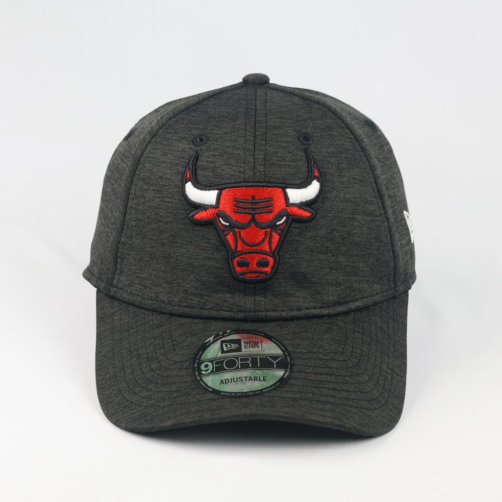 New Era 9FORTY Chicago Bulls Strapback Thrifted Hat (Dark Grey, 57-59cm)