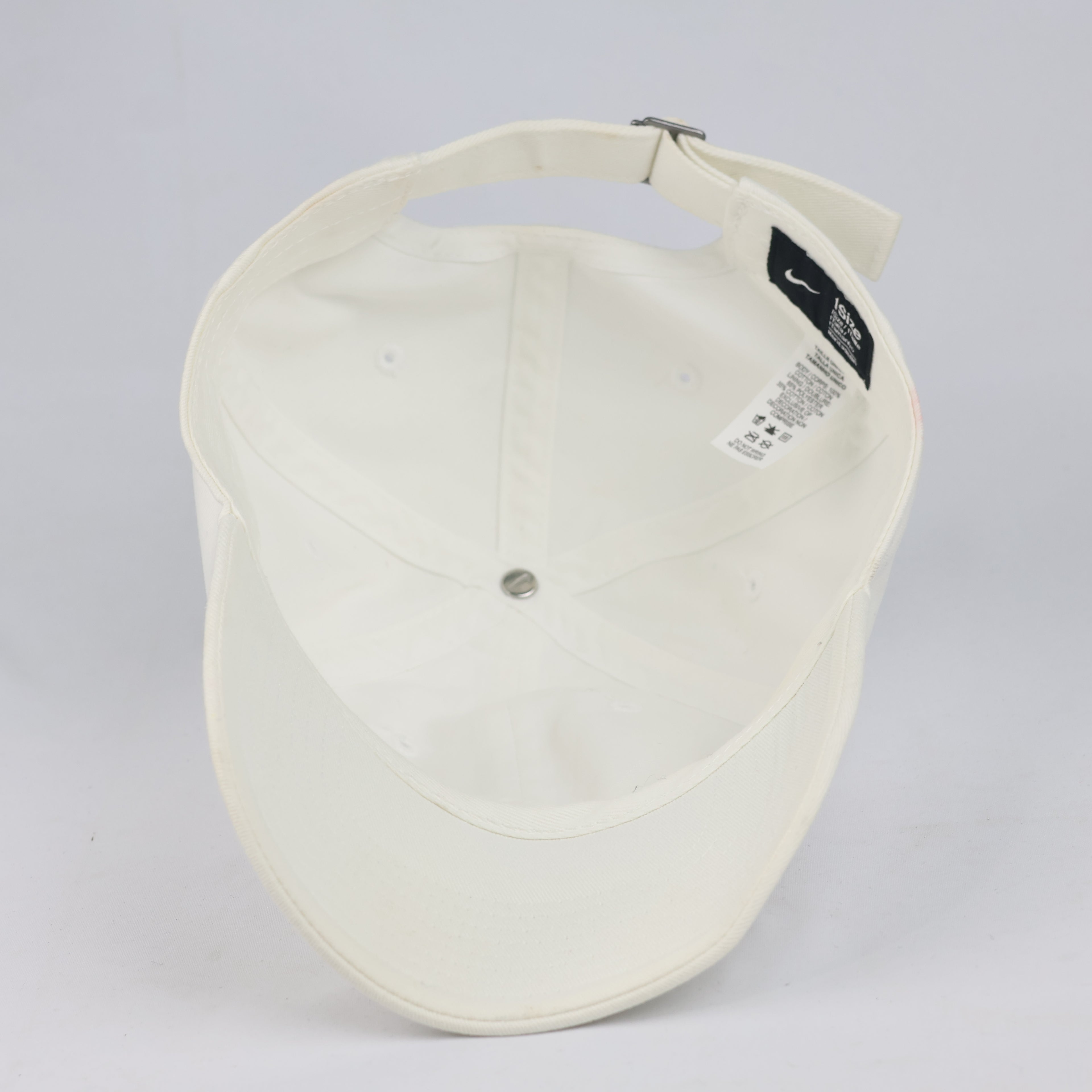 Classic Nike Heritage 86 Adjustable Cap - Off-White White Cotton Hat