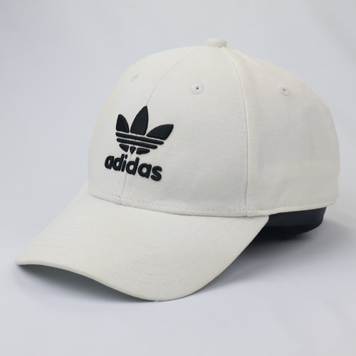 Adidas Originals Trefoil Embroidered Cap – Off-White (Thrifted)