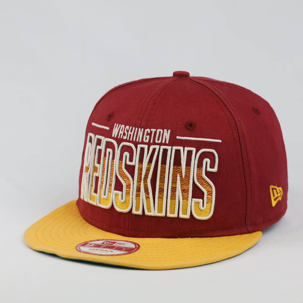 New Era 9FIFTY Washington Redskins Snapback Hat (Burgundy, 57-59cm)