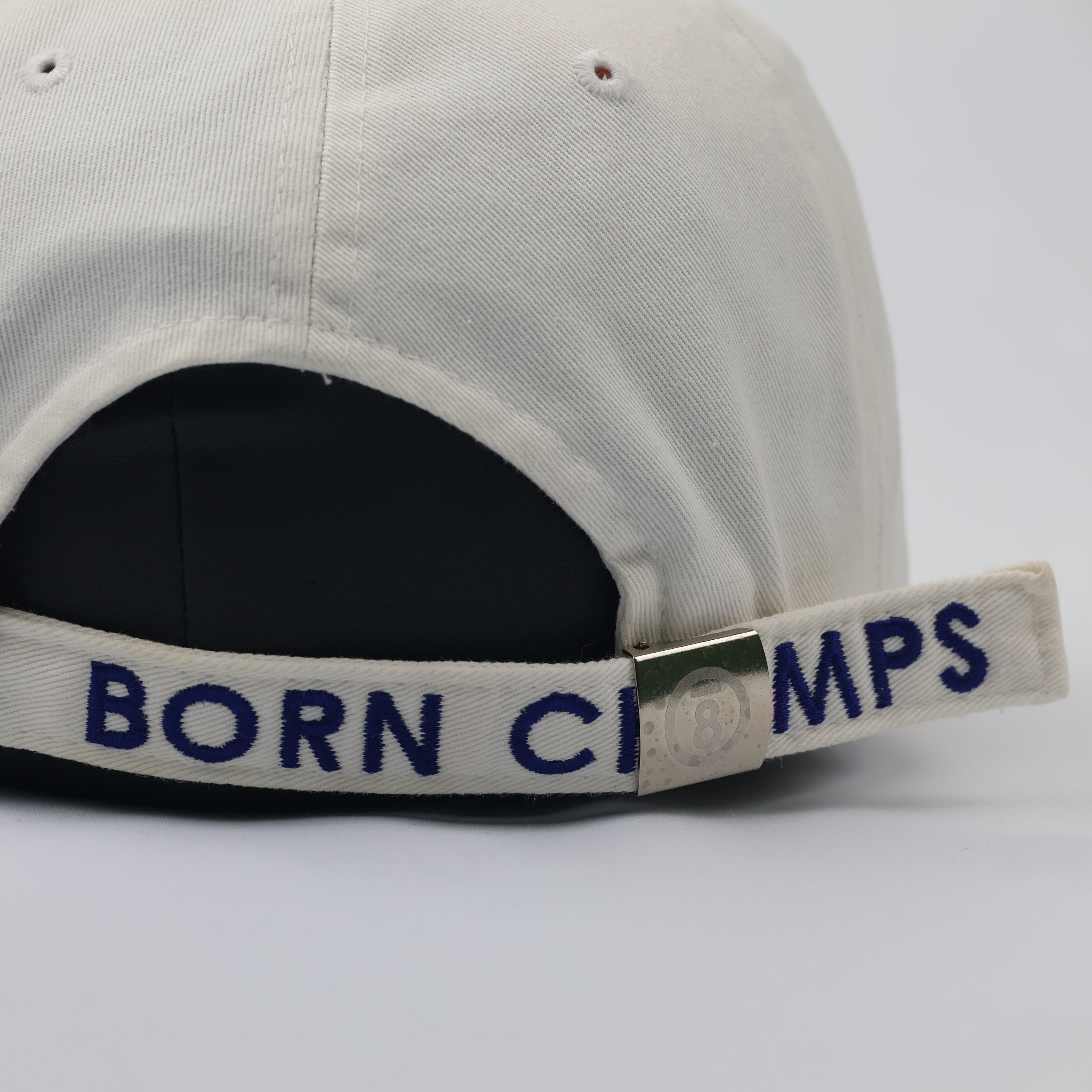 Authentic Born Champs Thrifted Adjustable Hat – Cream/Blue K-Fashion
