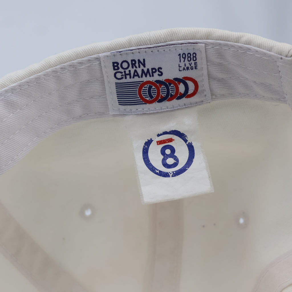 Authentic Born Champs Thrifted Adjustable Hat – Cream/Blue K-Fashion