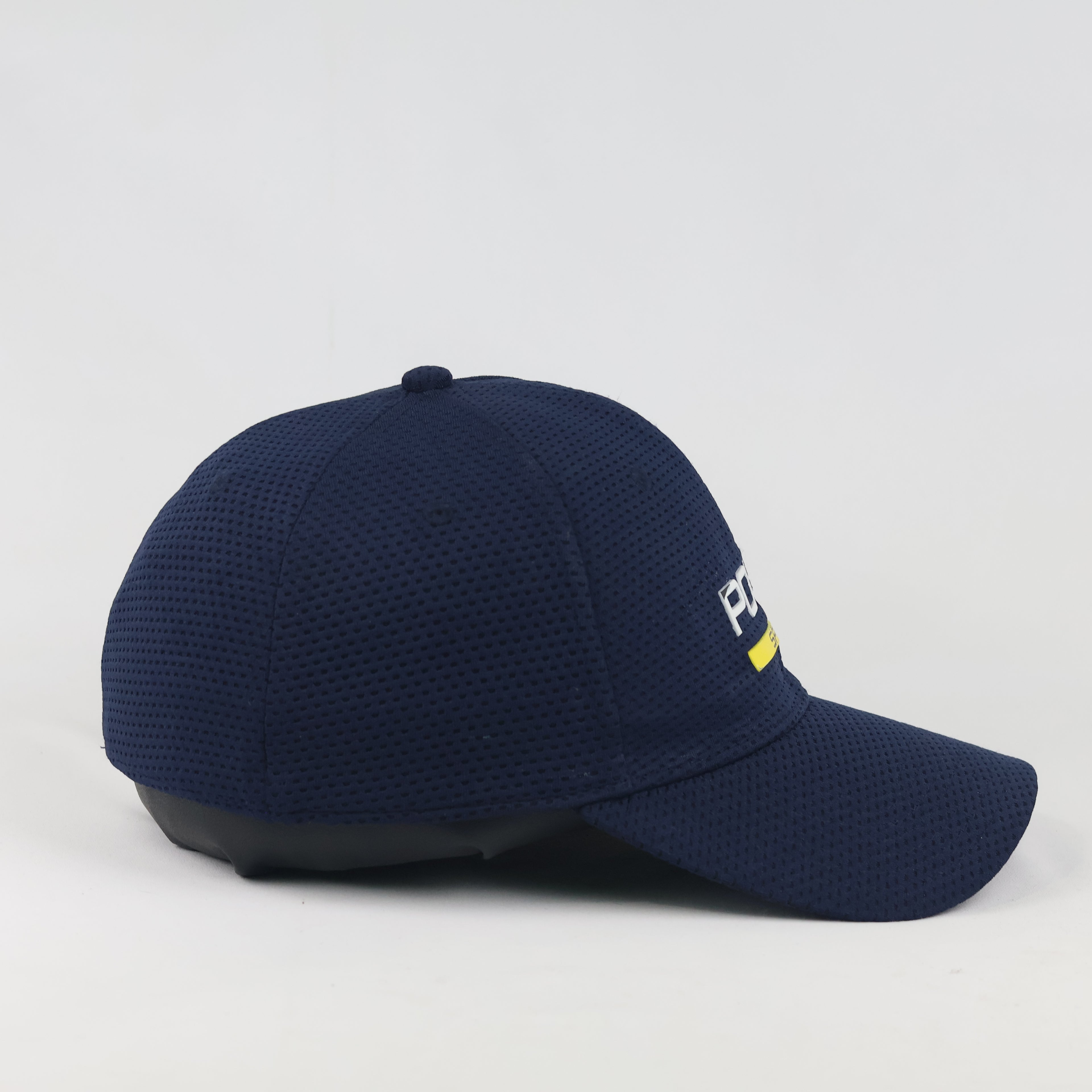 Retro Ralph Lauren Polo Sport Mesh Cap - Navy Blue Thrifted Fitted Hat Size 57-58 cm